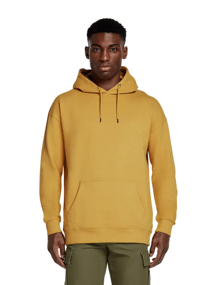 dna merch Basics Kapuzenpullover Schwarz Biobaumwolle Kängurutasche