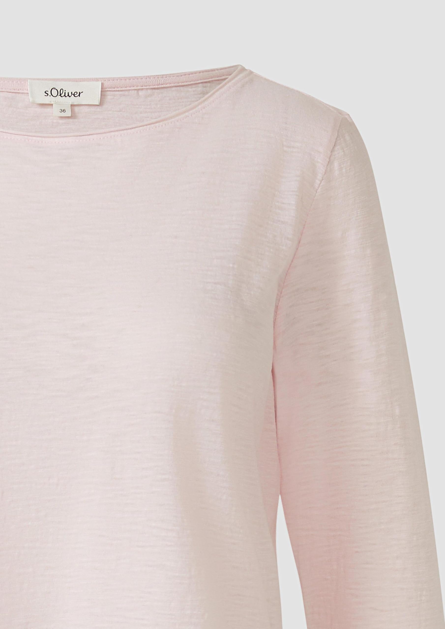 s.Oliver 2164085 T-Shirt lilac pink aus Baumwolle