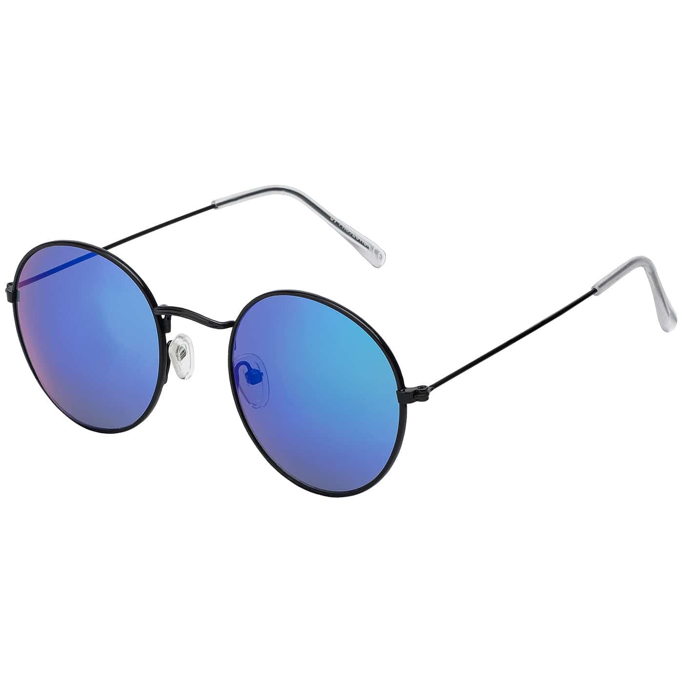 BEZLIT Retro Runde Sonnenbrille Schwarz-Gold UV400