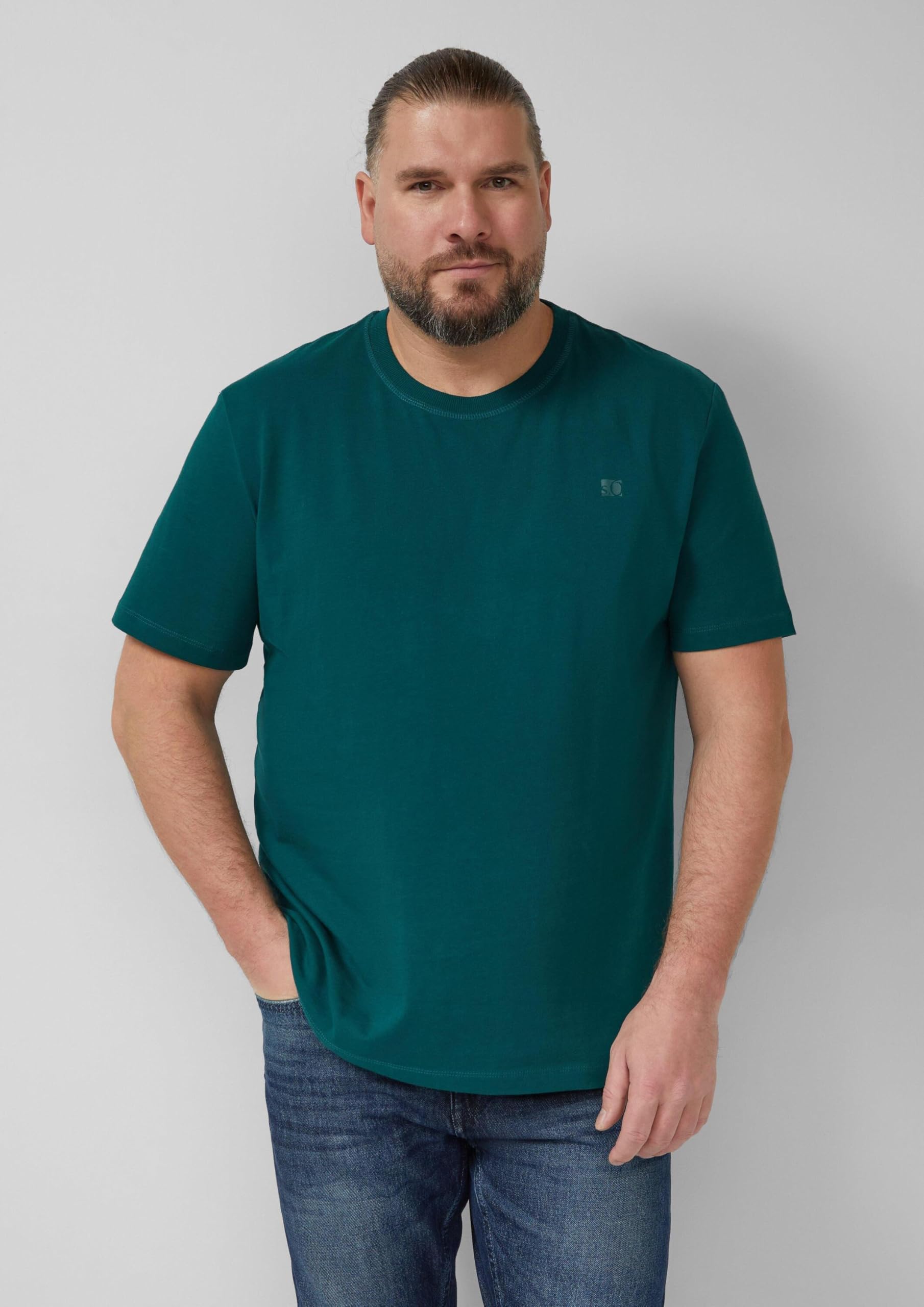 s.Oliver RED LABEL T-Shirt Crew Neck Heavy Jersey