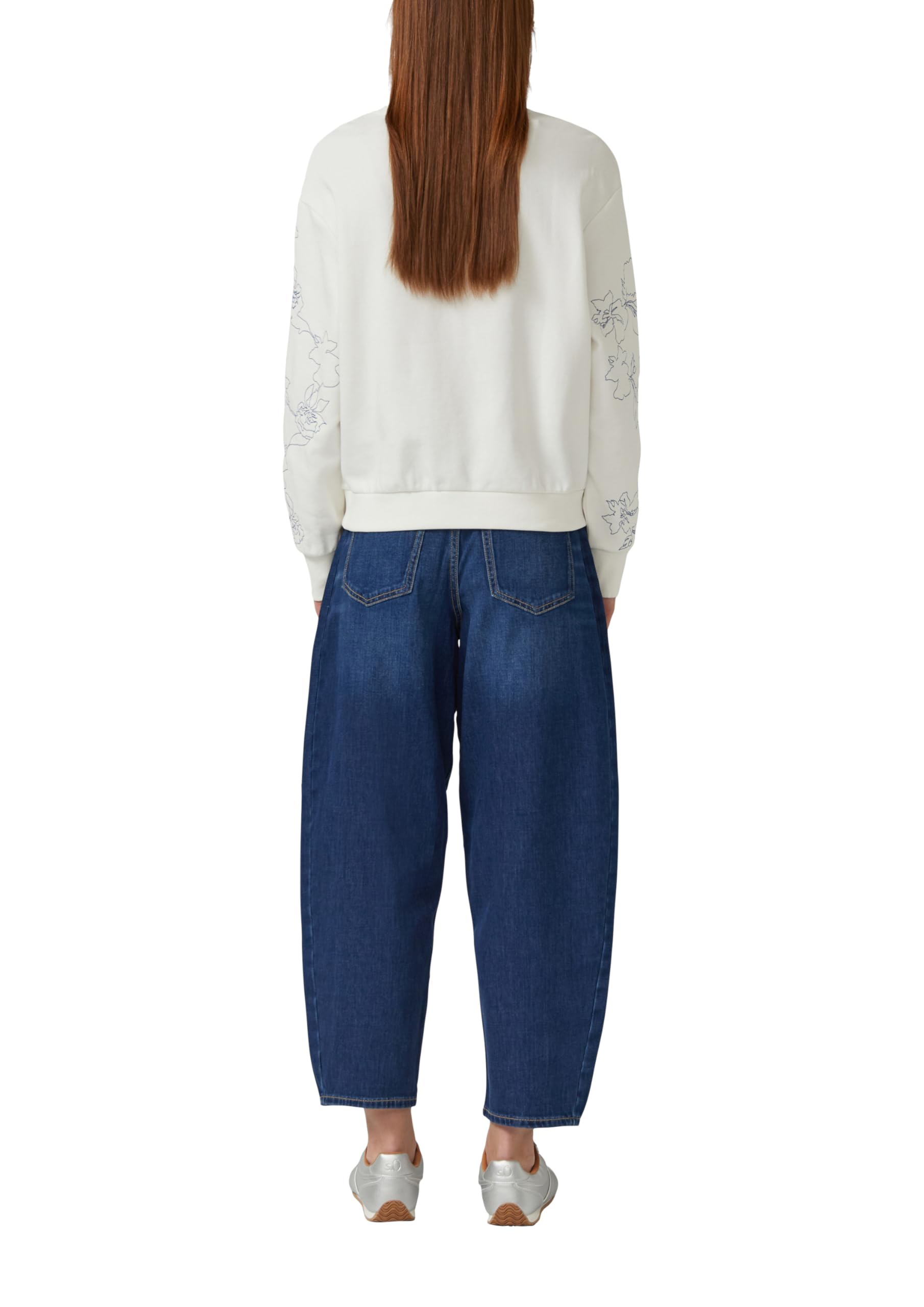 s.Oliver Red Label Sweatshirt mit Stickerei für jeden Tag