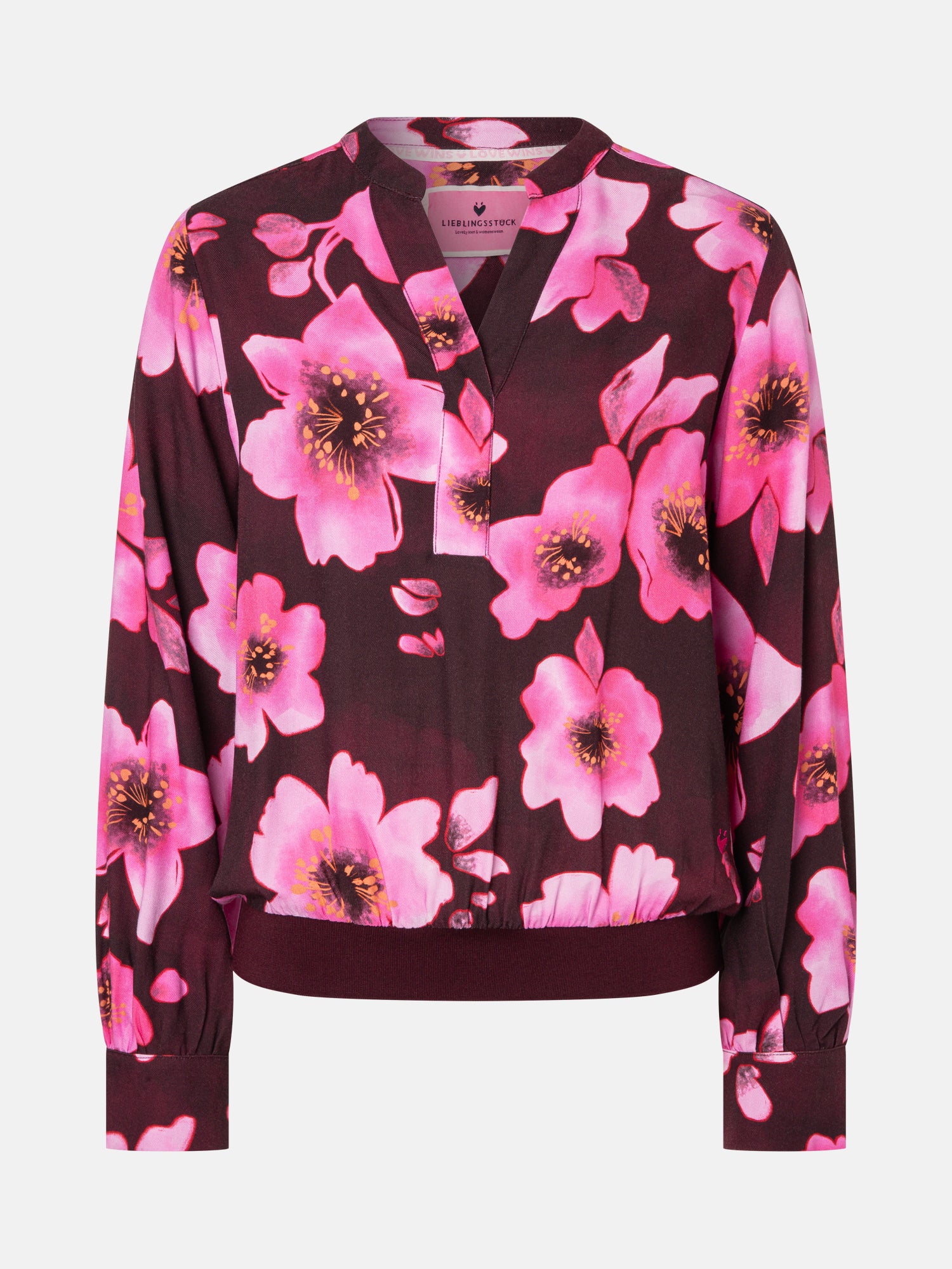 Lieblingsstück AnneleL Bluse fig Allover-Print