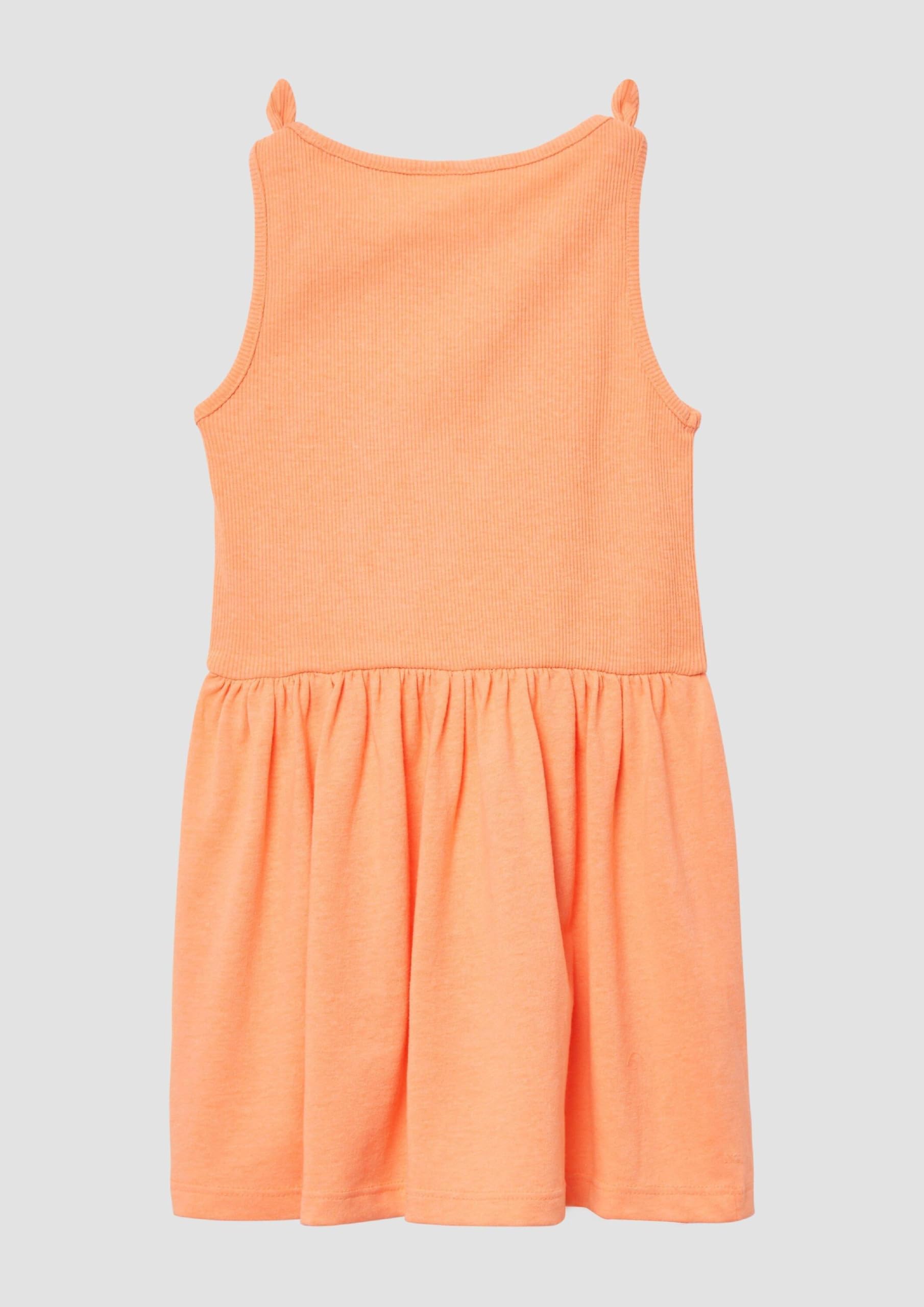 s.Oliver RED LABEL Kleid Knoten Stickerei Gr.110 orange
