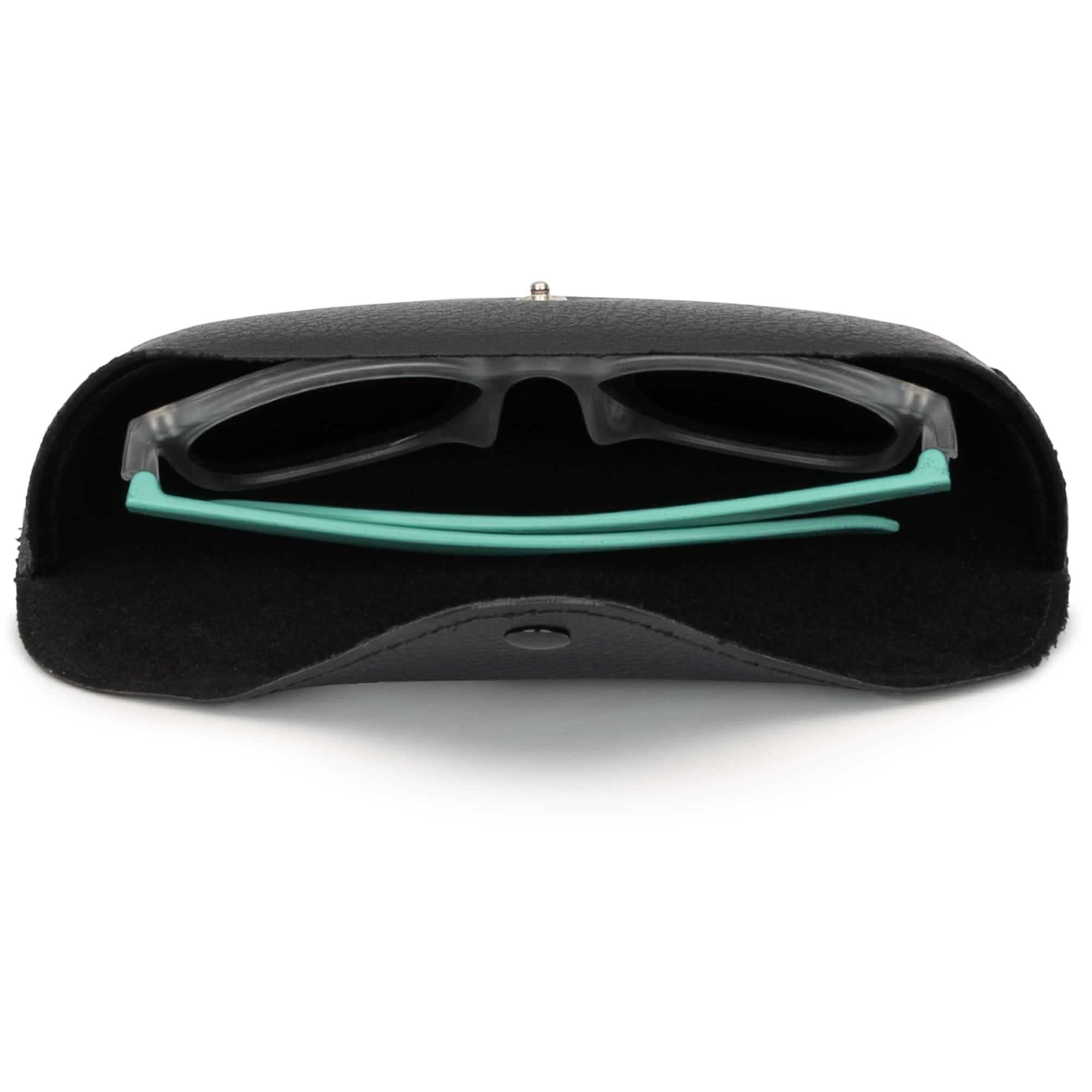 BEZLIT Hard Case Brillenetui Kunstleder Schwarz