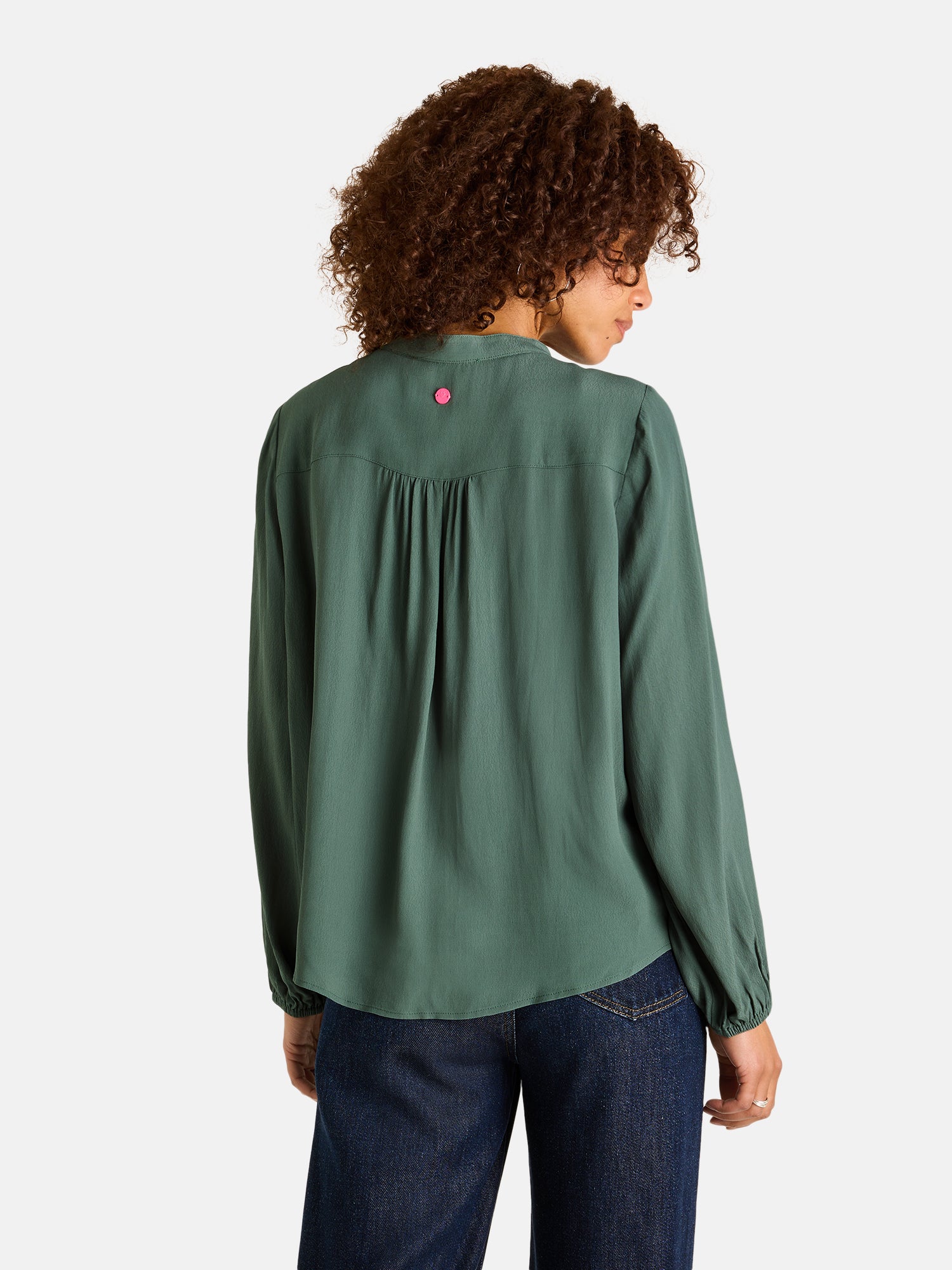 Lieblingsstück FaizaL Bluse khaki Viskose Stehkragen