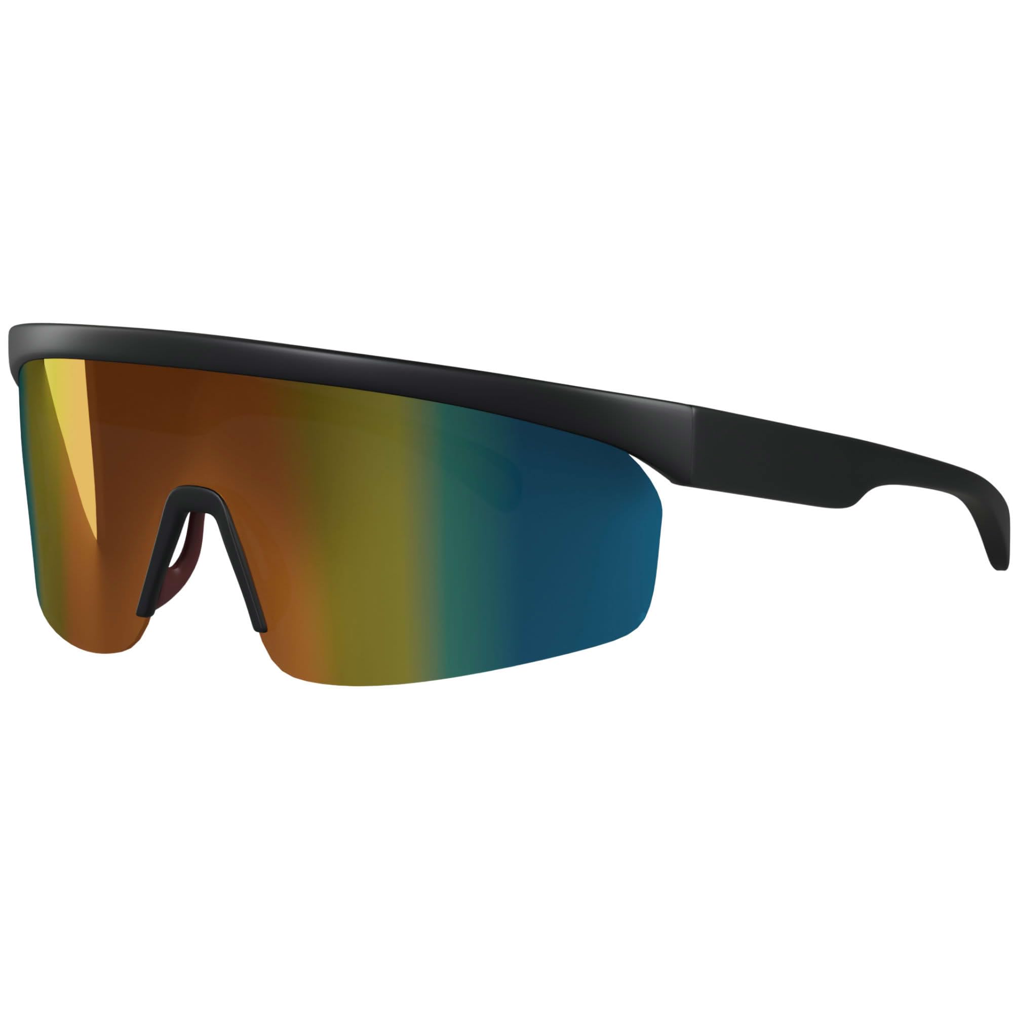 BEZLIT Sport Sonnenbrille Black Orange verspiegelt