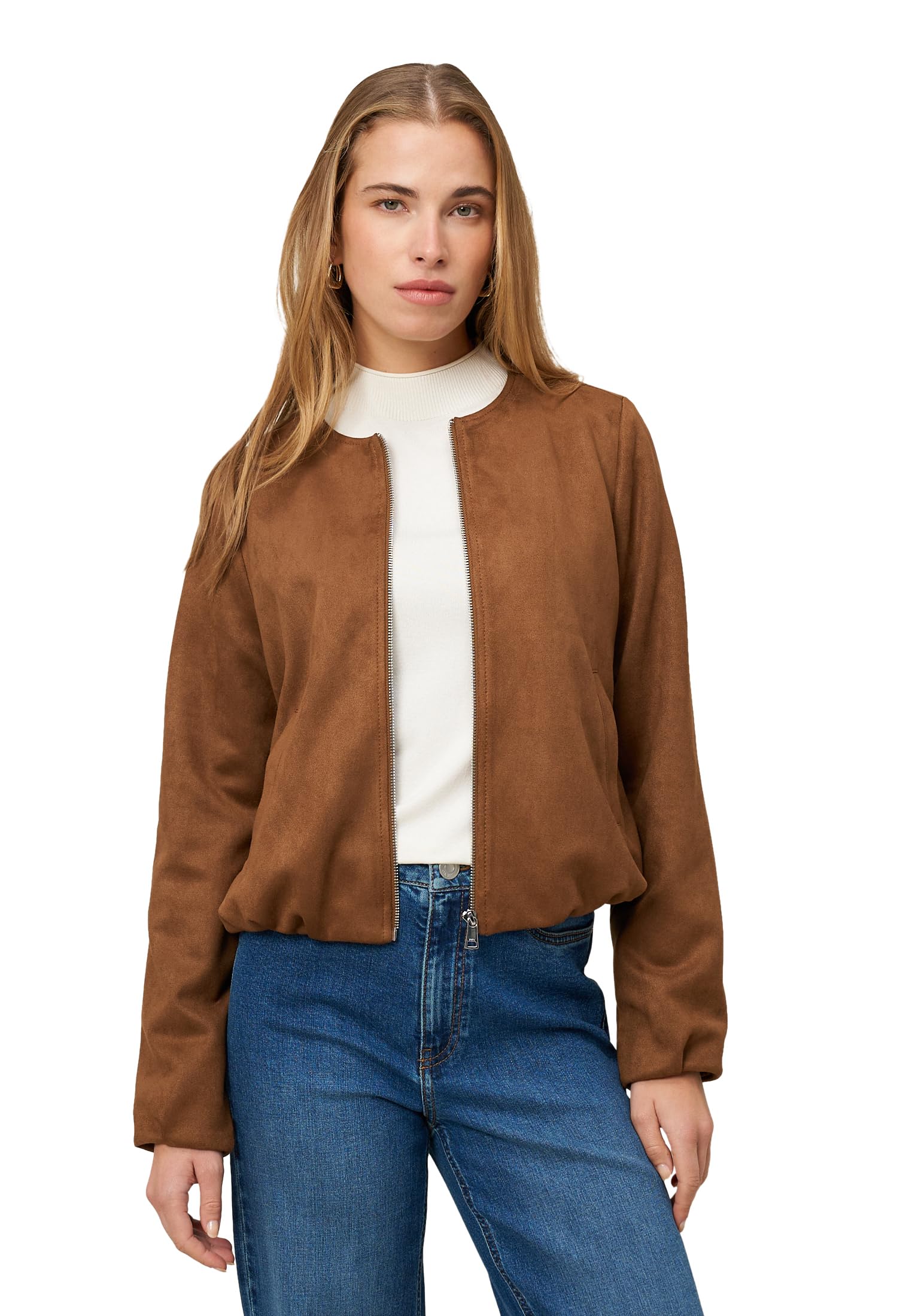 zero Blazerjacke Reißverschluss Bright Tobacco Gr.40