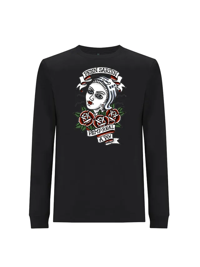 dna merch Penn Sardin Sardine Strike Longsleeve Bio-Baumwolle