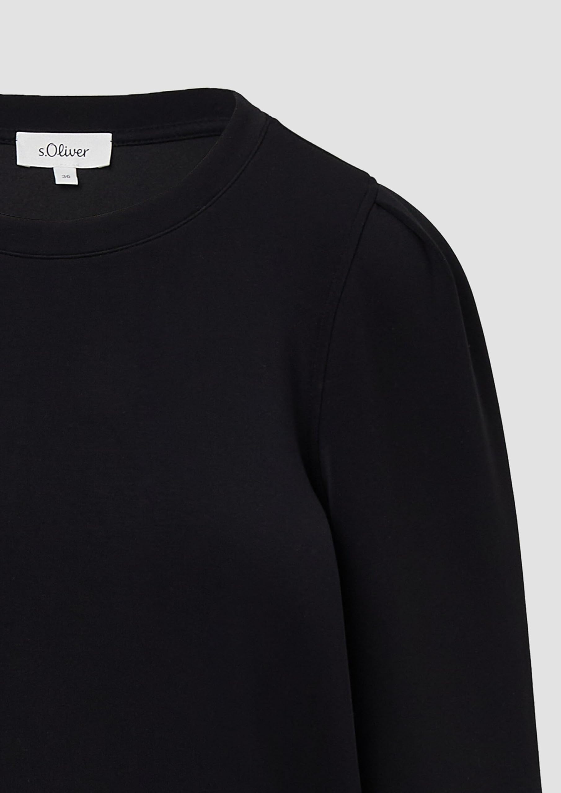s.Oliver Junior Scuba-Sweatshirt Puffärmel Modalmix