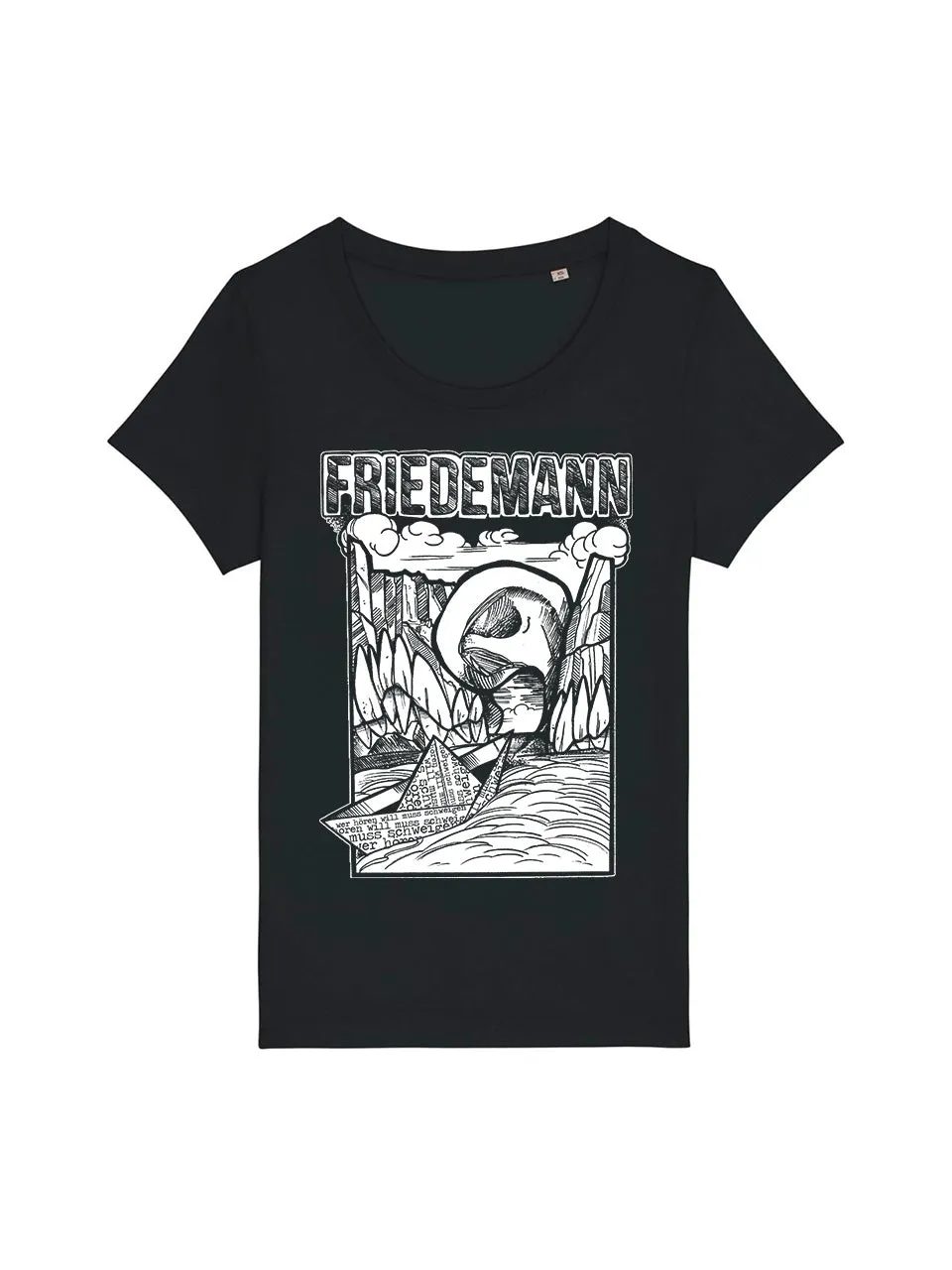 Friedemann Wer hören will muss schweigen T-Shirt Bio