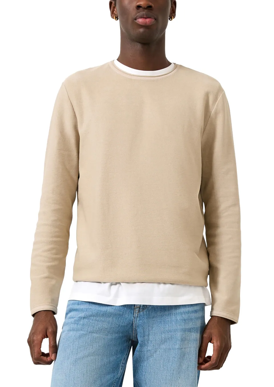 s.Oliver QS Gewaschener Strickpullover langarm
