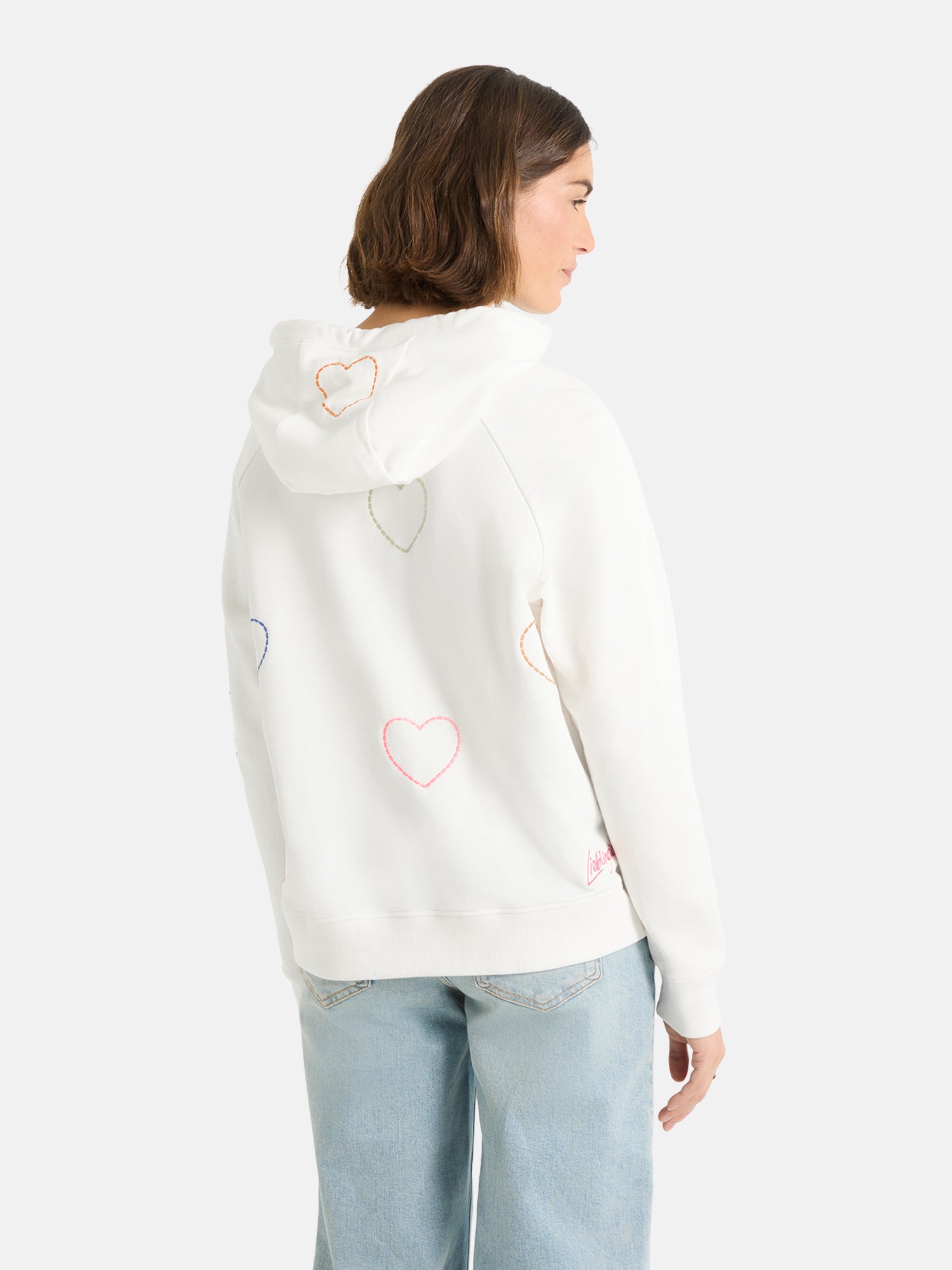 Lieblingsstück AirL Hoodie aus Baumwollmix offwhite