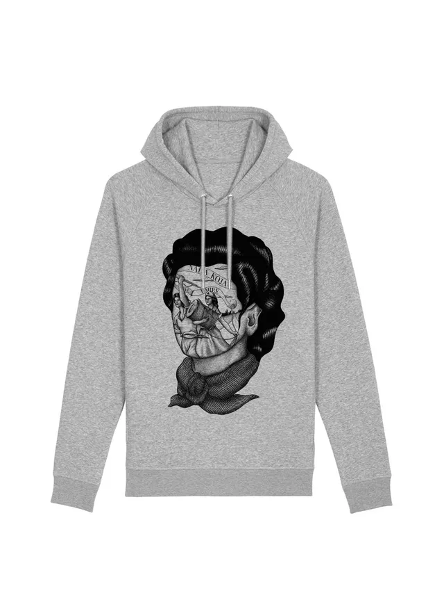 dna merch Hope Which Never Dies Kapuzenpullover heidegrau M Baumwolle