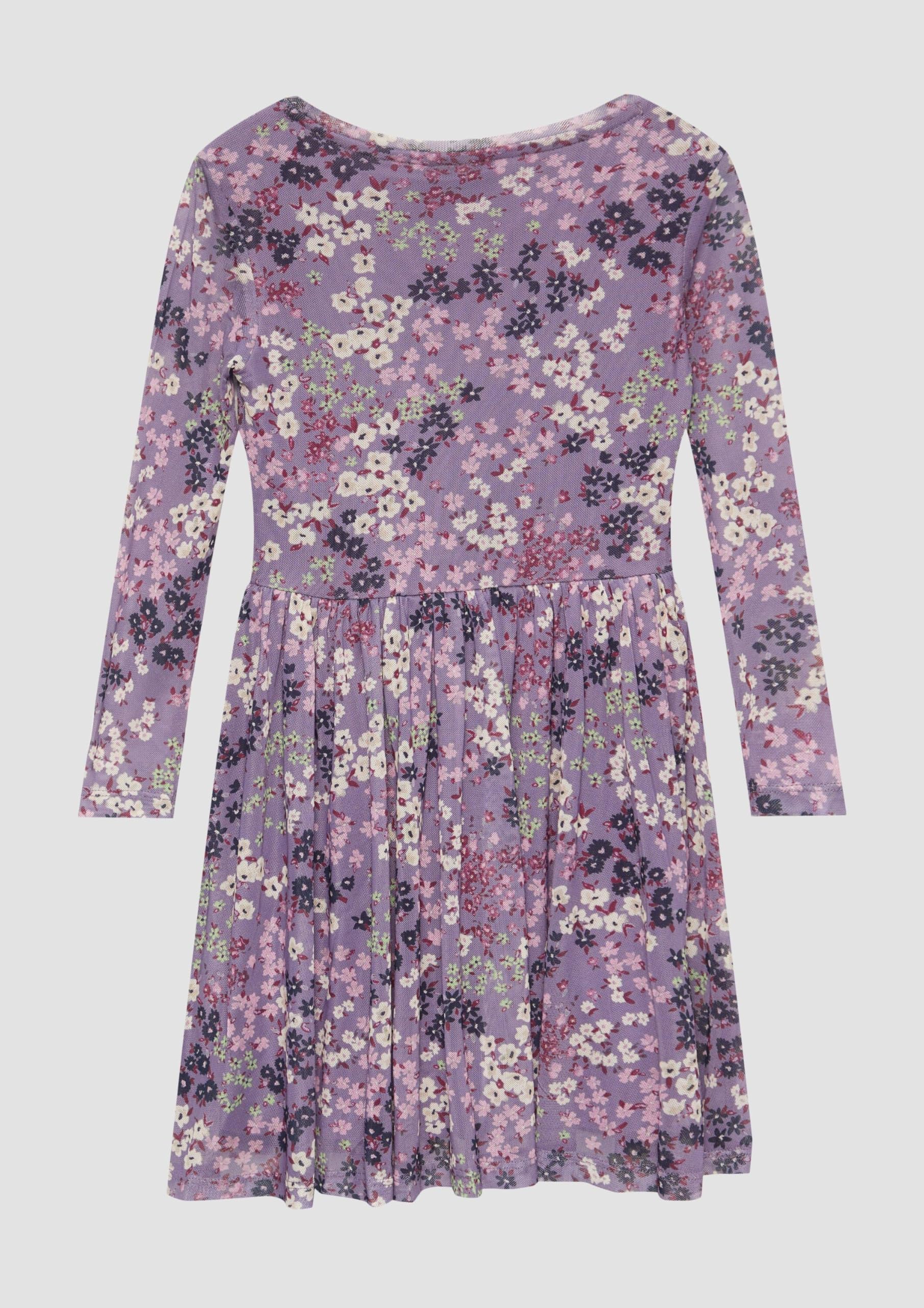s.Oliver Mesh Kleid 92 flieder gemustert