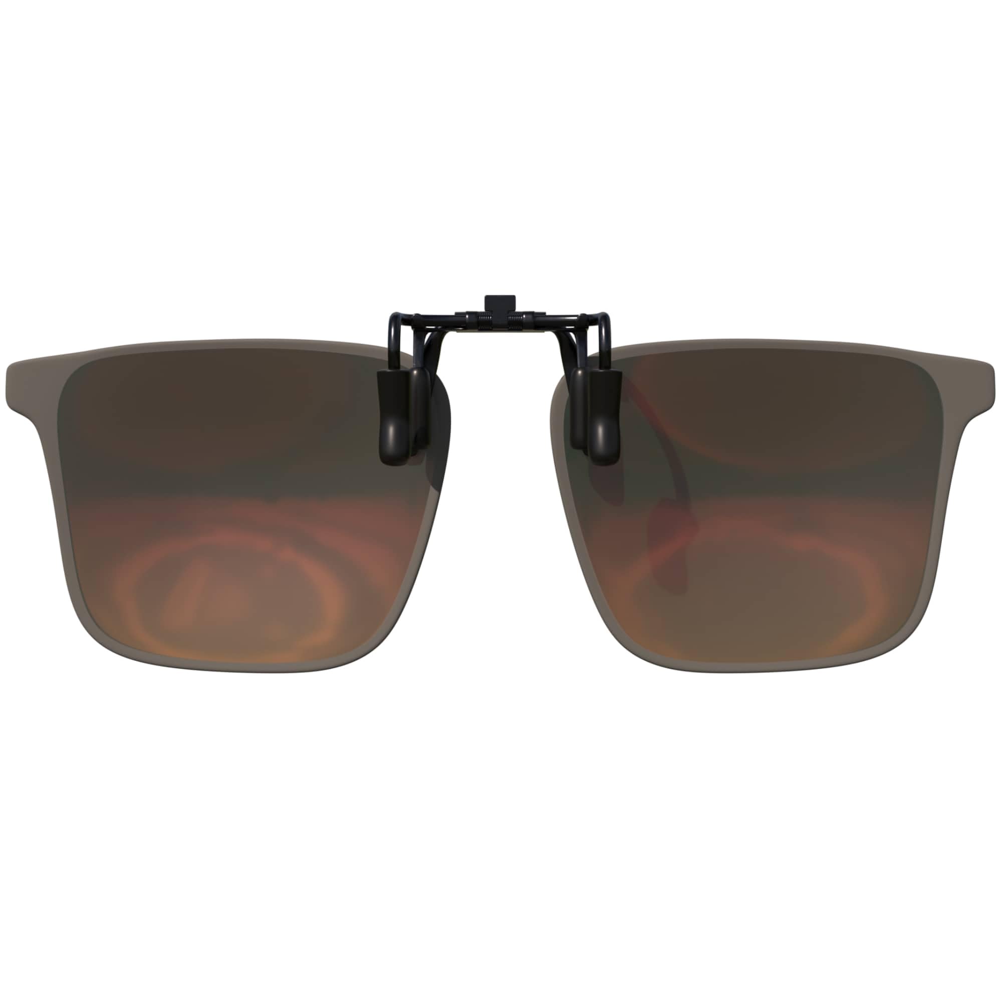 BEZLIT Clip-On Brillenaufsatz Rot Verspiegelt 143 mm polarisiert