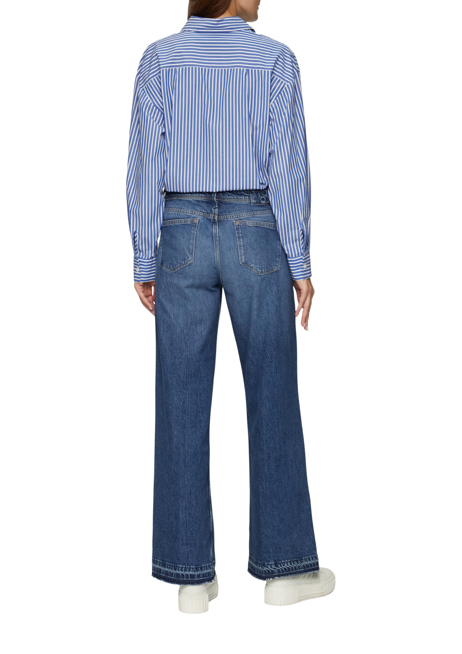s.Oliver Suri Wide Leg Jeans 40W 32L Low Rise Denim