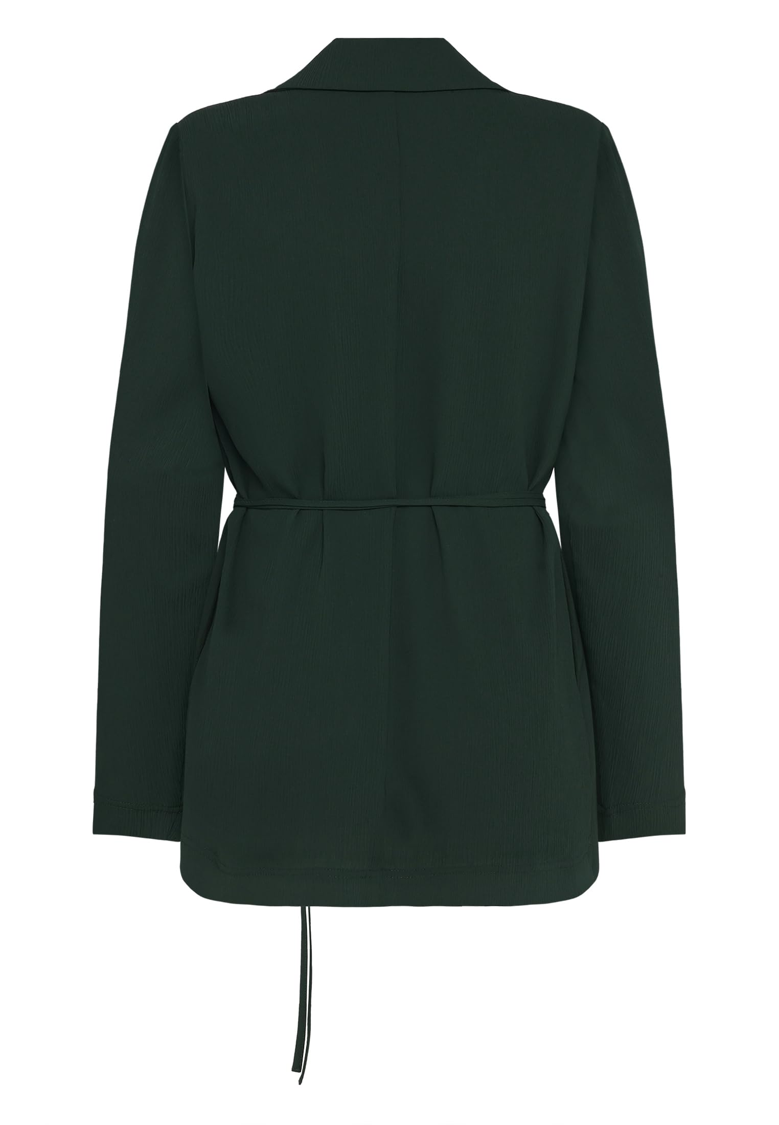 zero Longblazer strukturiert Bindedetail Blazer 40 Green Forest