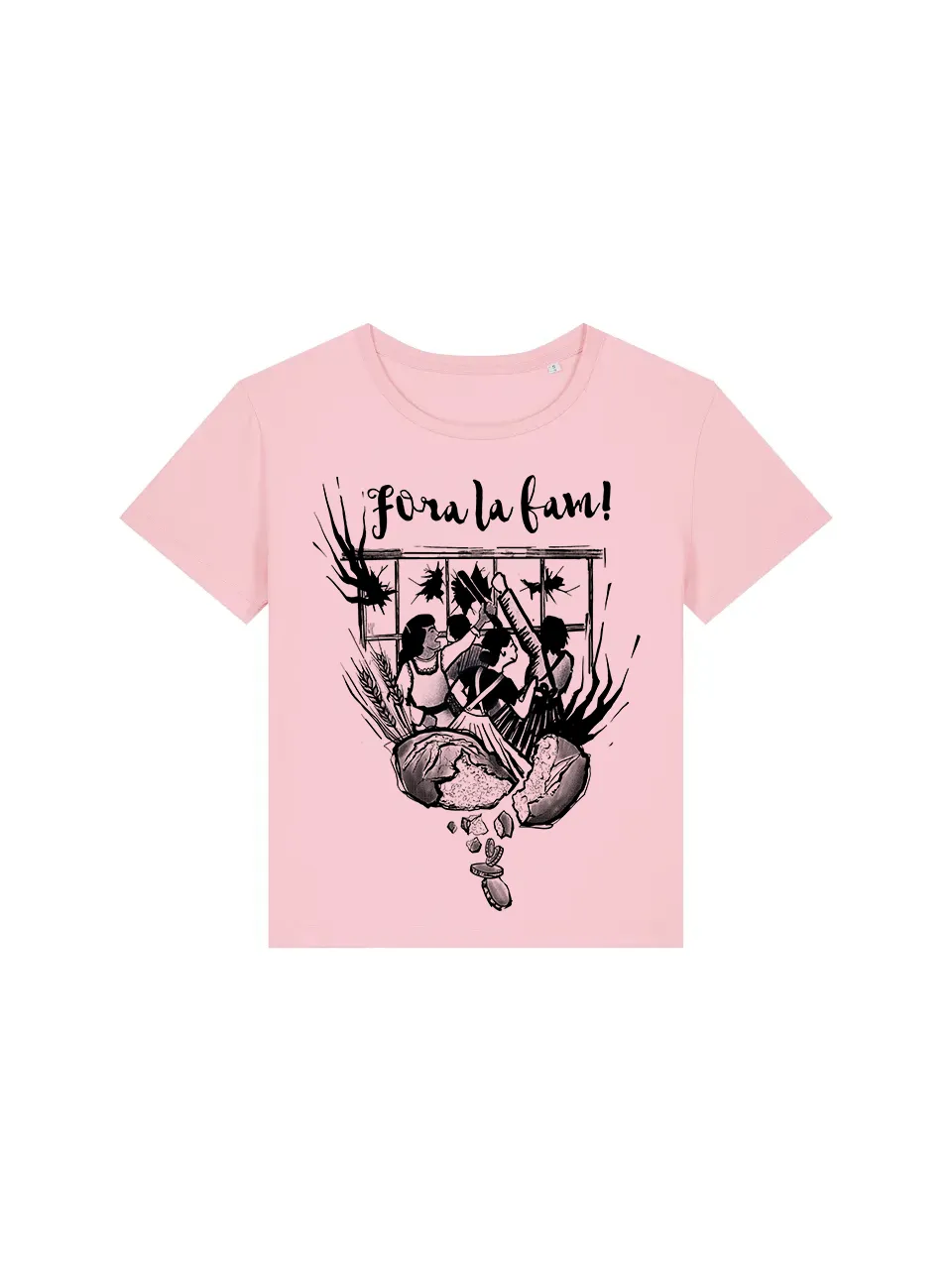 dna merch Fora La Fam T-Shirt Frauen Brotaufstände rot