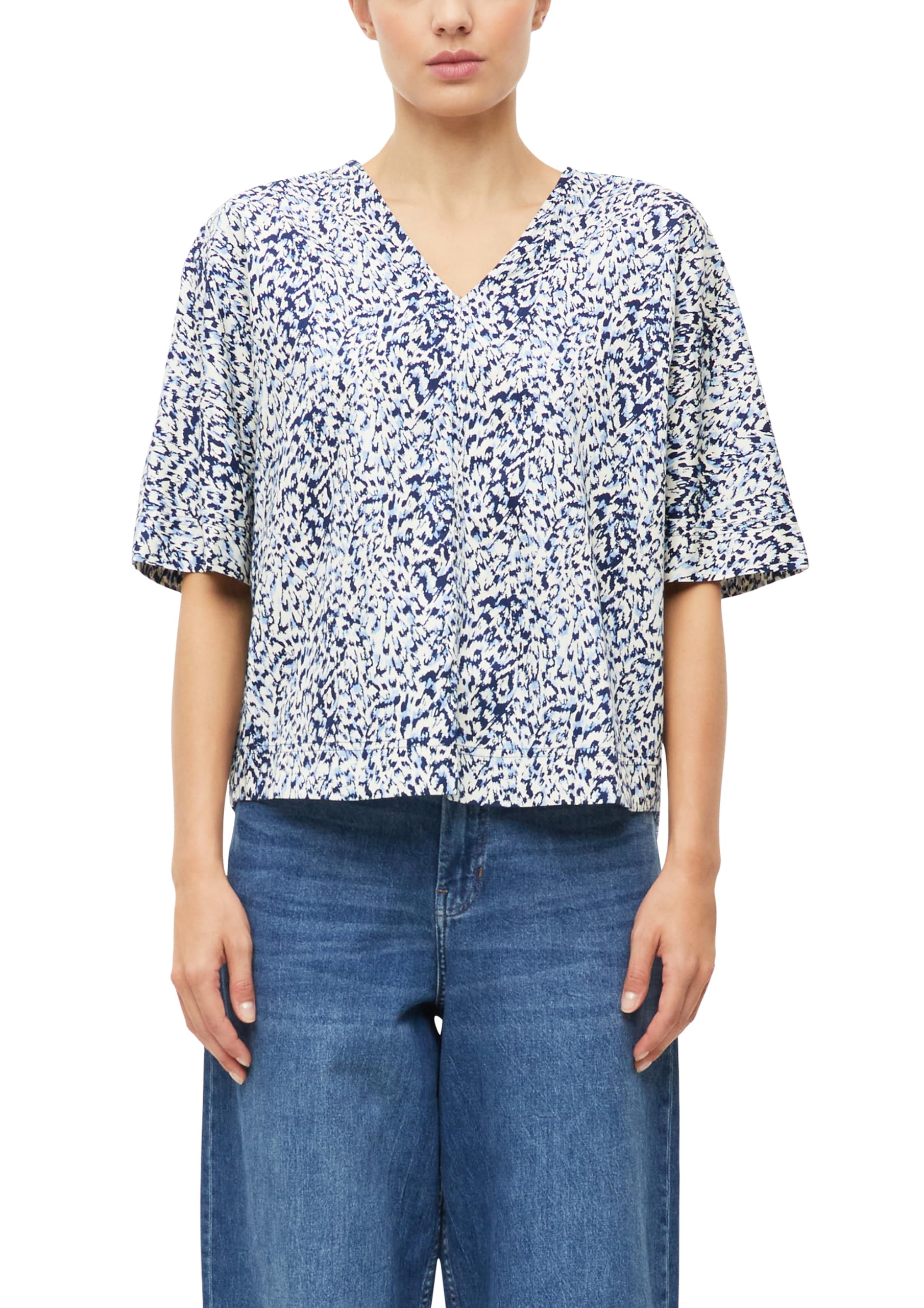 s.Oliver RED LABEL Baumwollbluse Relaxed Fit