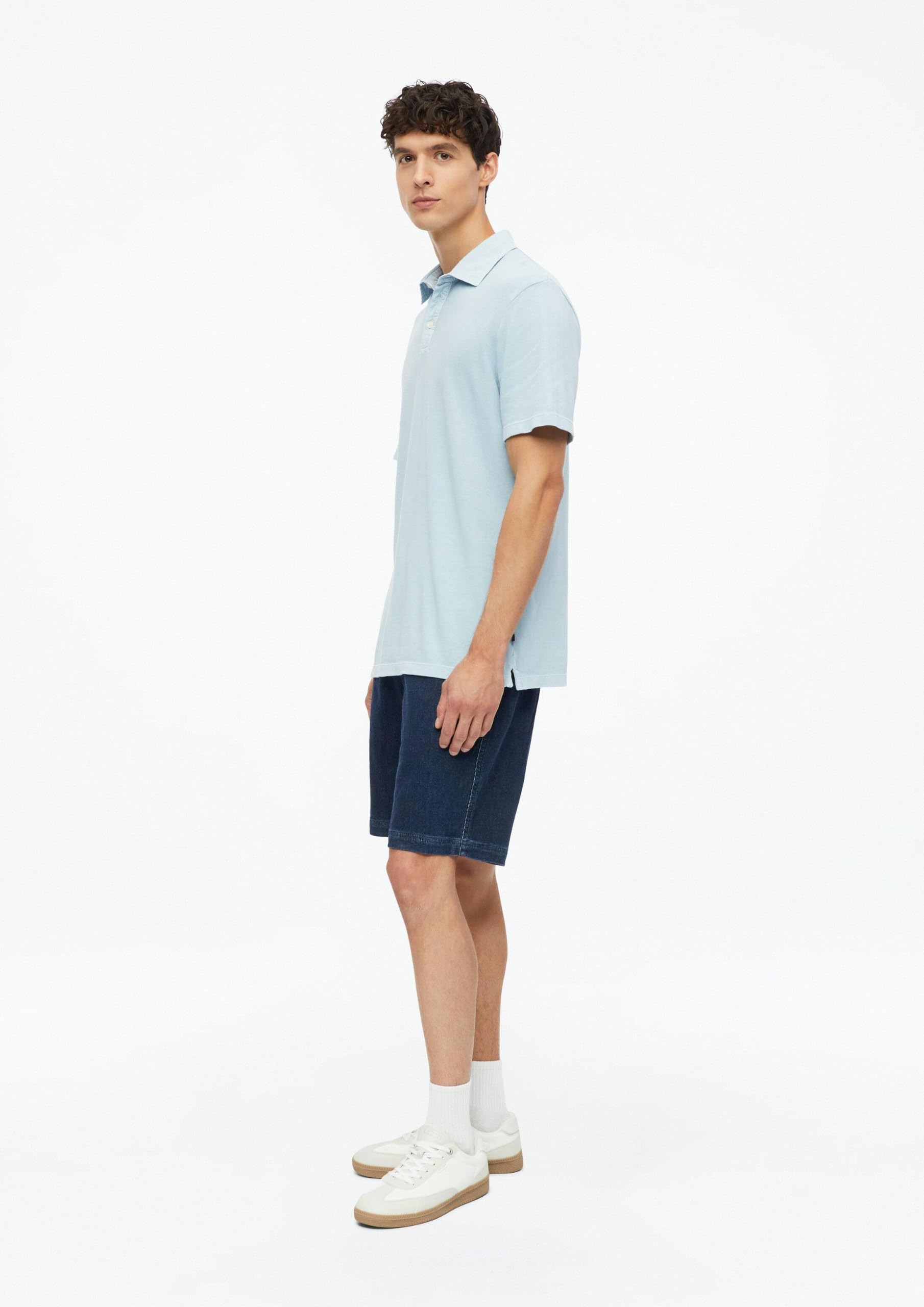 s.Oliver Garment Dye Poloshirt hellblau Gr. M