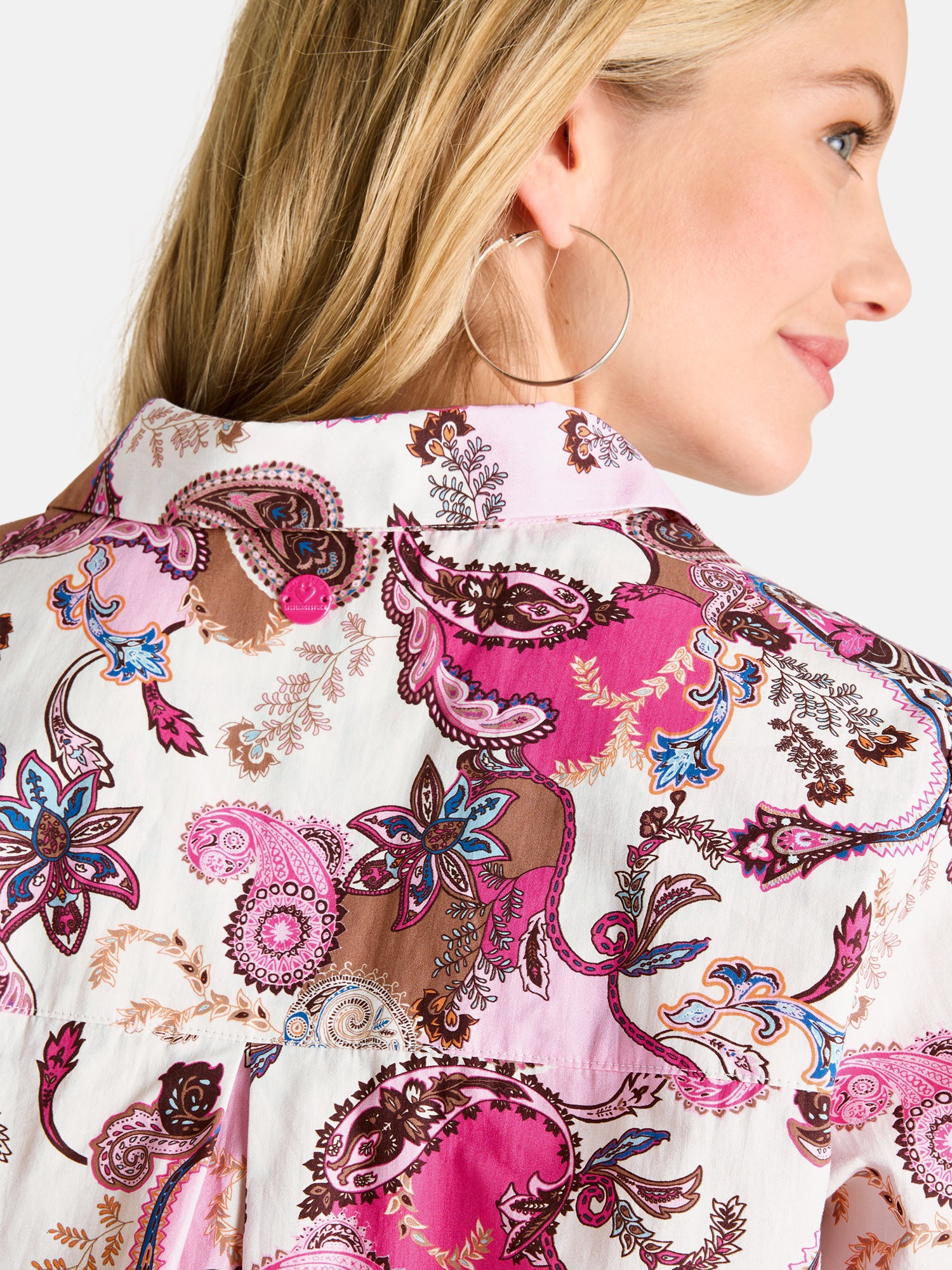 Lieblingsstück EmeeL Bluse Blooming Pink Baumwolle