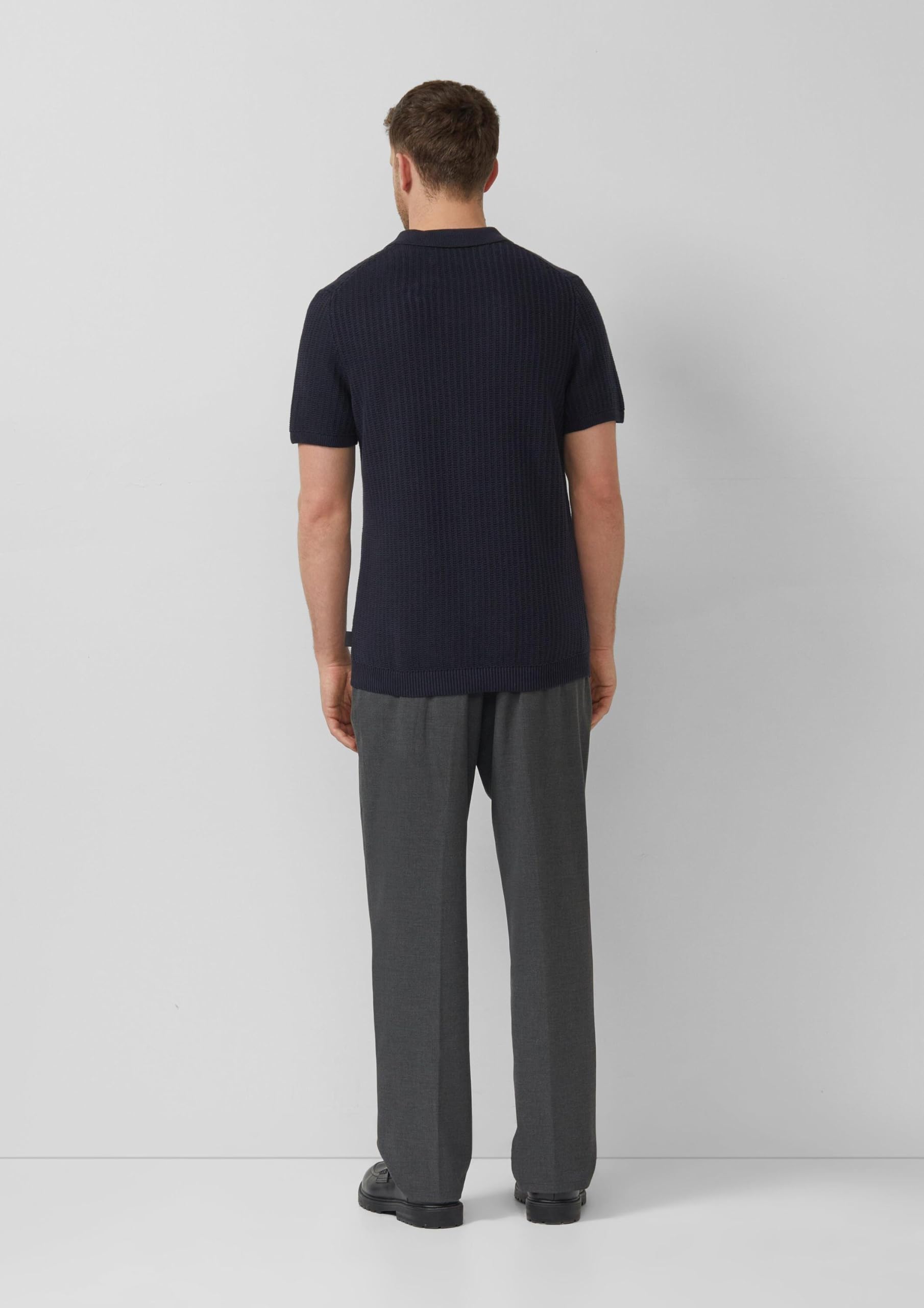 s.Oliver RED LABEL 2175275 Strickpolo Baumwolle navy L
