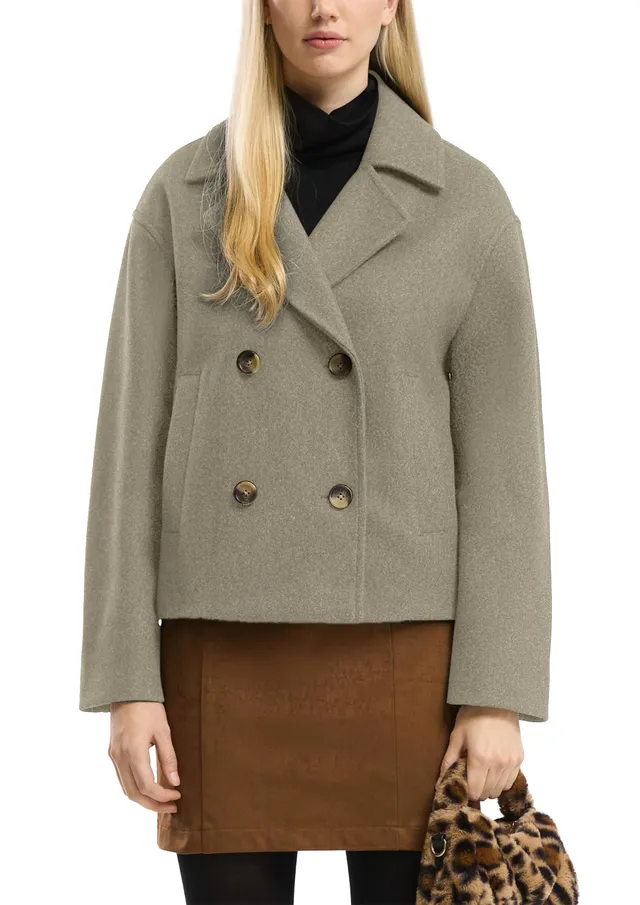 s.Oliver QS Cabanjacke Wolloptik Struktur Gr.L