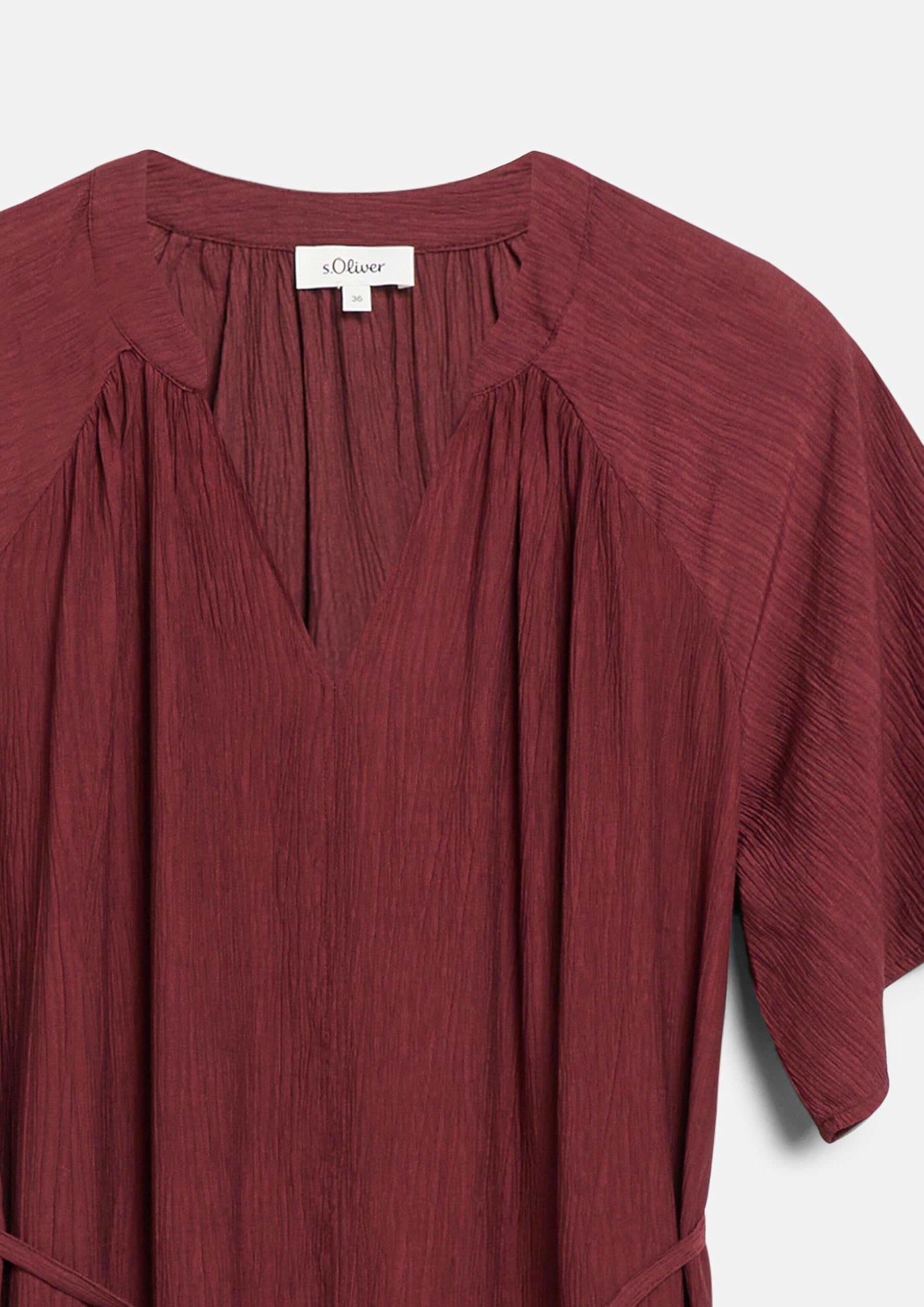 s.Oliver Red Label Midi-Kleid Bindegürtel 38