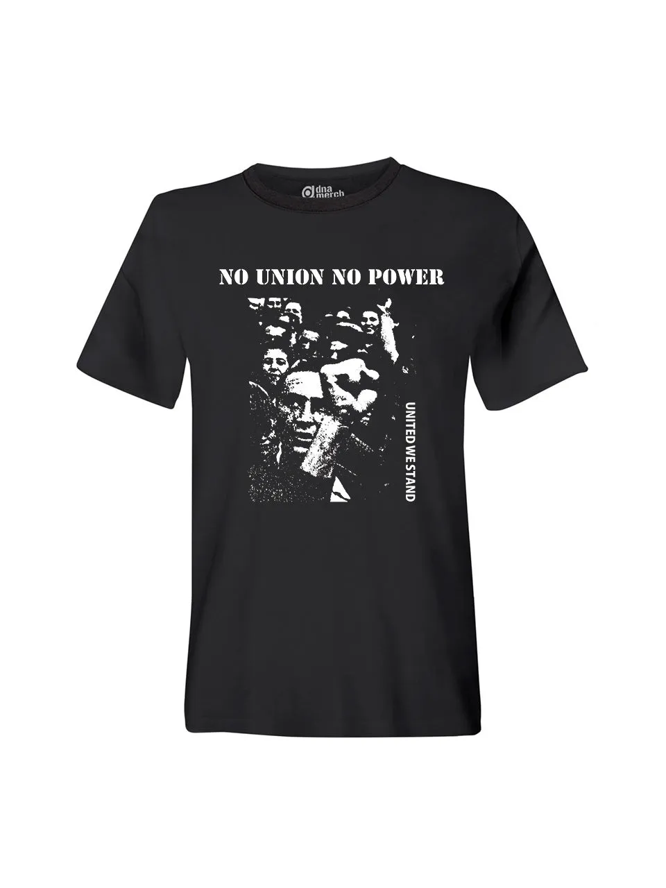 dna merch No Union T-Shirt schwarz Biobaumwolle