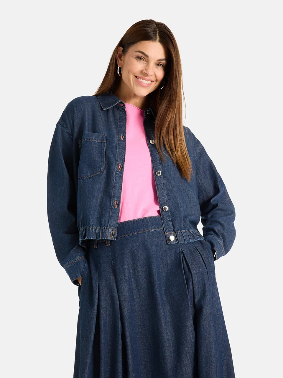 Lieblingsstück CrossL Jeansjacke dark denim mit Lyocell