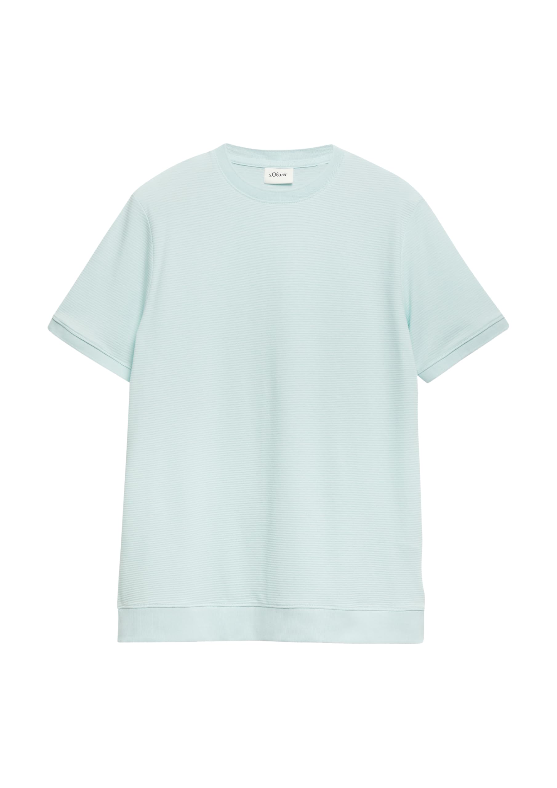 s.Oliver Junior T-Shirt Herren Helles Türkis Jacquard