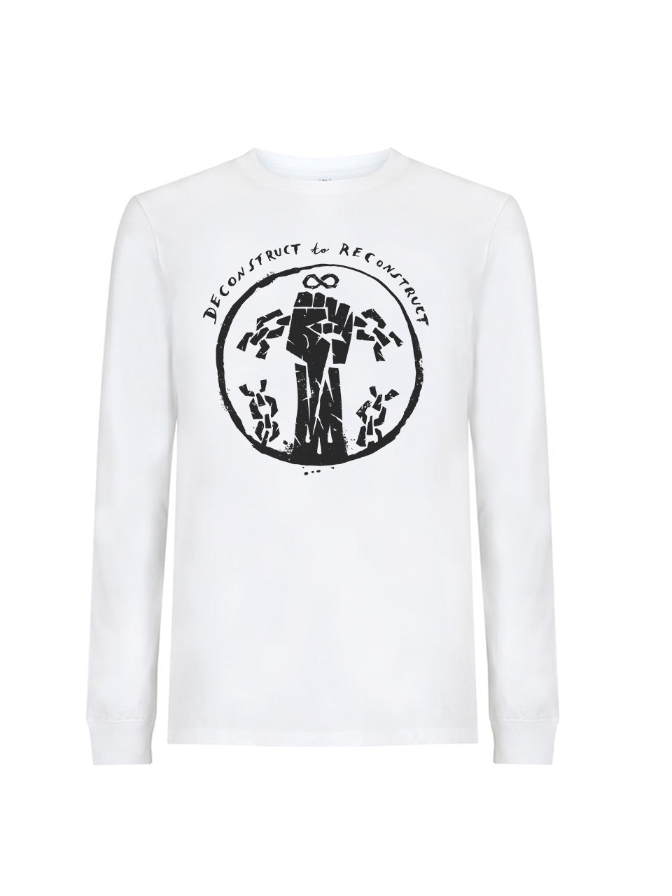 dna merch 161 Clothing Deconstruct Langarmshirt Schwarz Bio