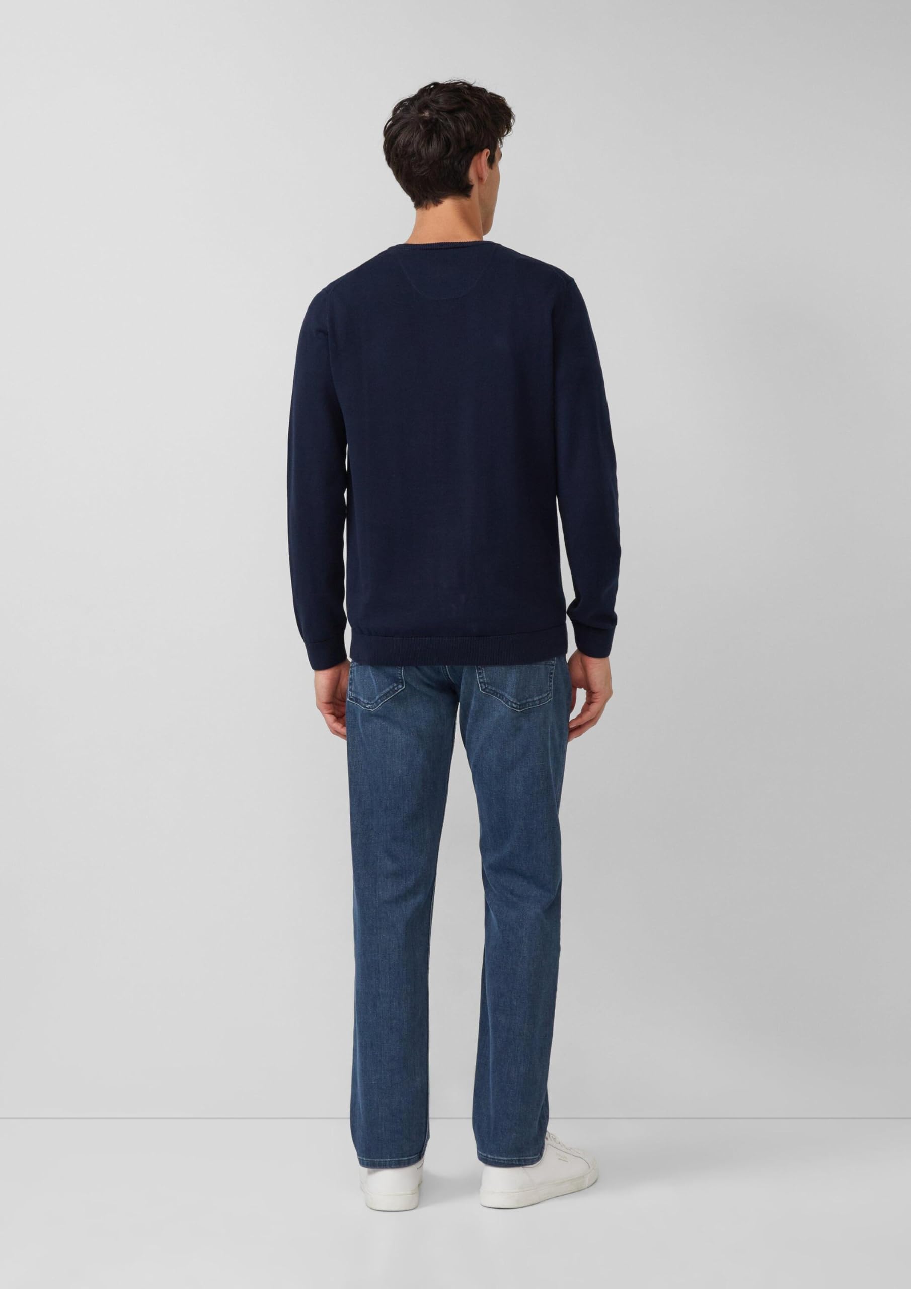 s.Oliver RED LABEL Herren Pullover V-Ausschnitt Regular Langarm