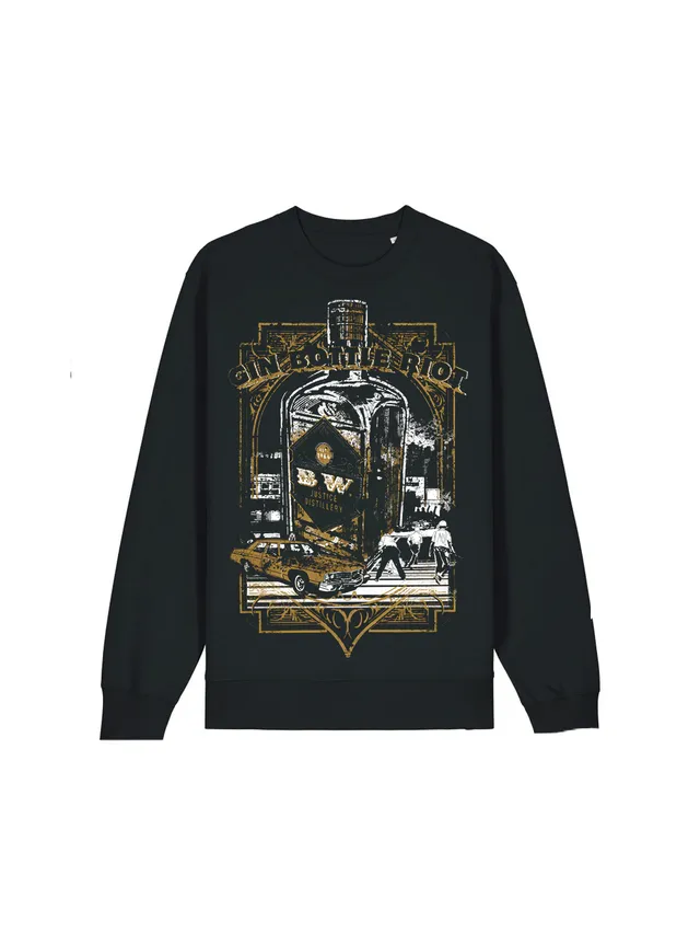 dna merch Gin Bottle Riot 1964 Sweatshirt Schwarz