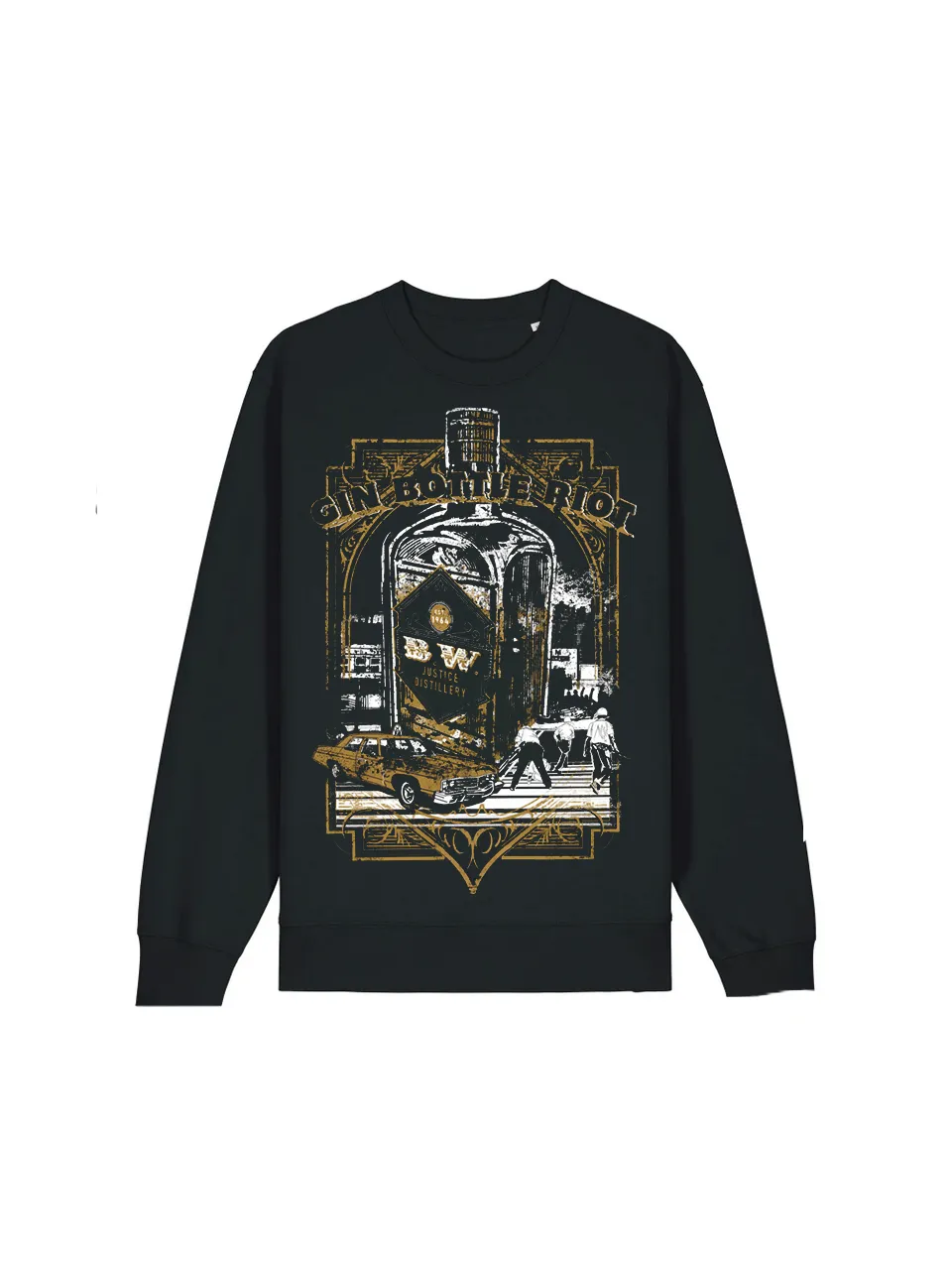 dna merch Gin Bottle Riot 1964 Sweatshirt Schwarz