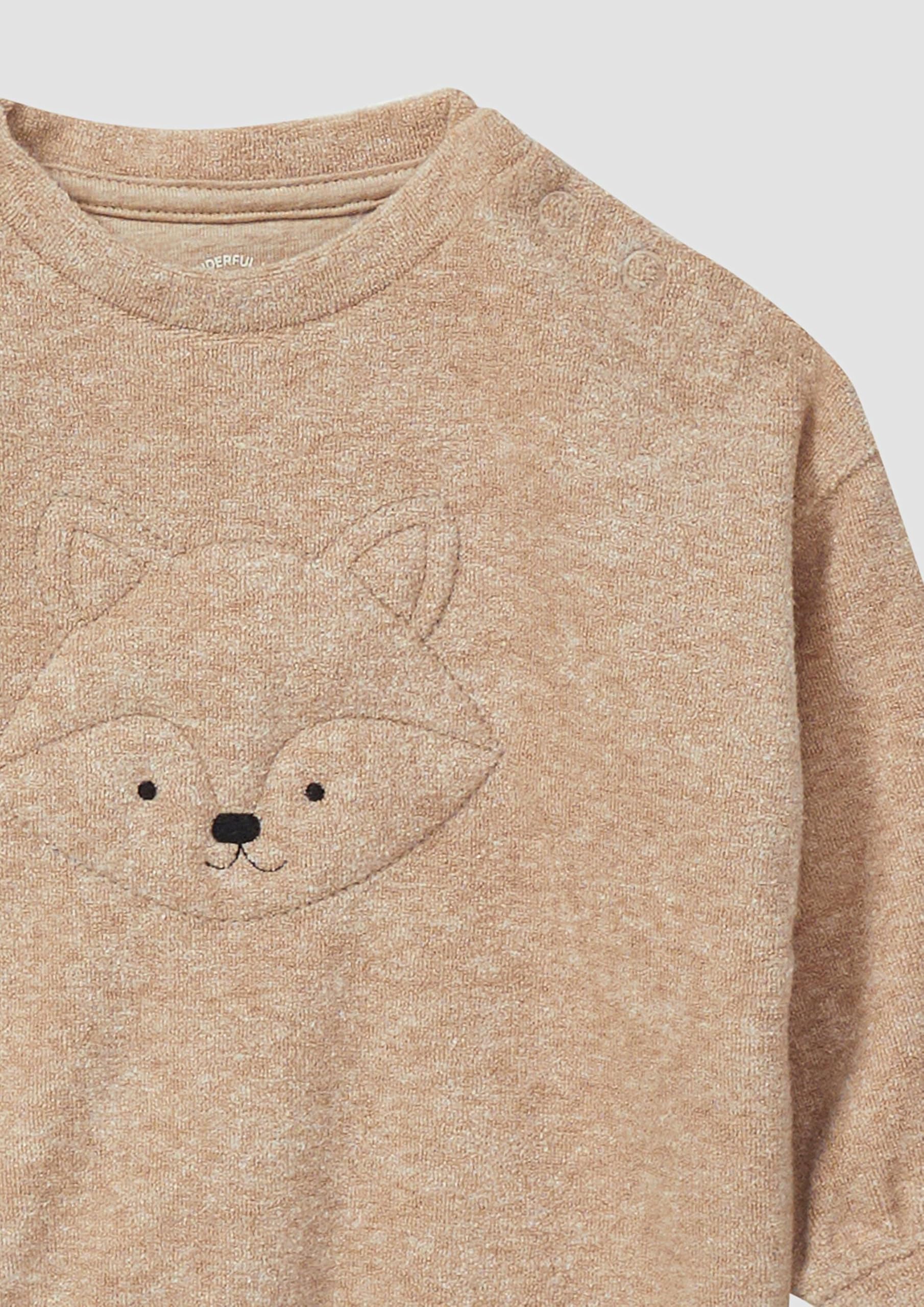 s.Oliver Junior Sweatshirt sandstein 92 Frontapplikation