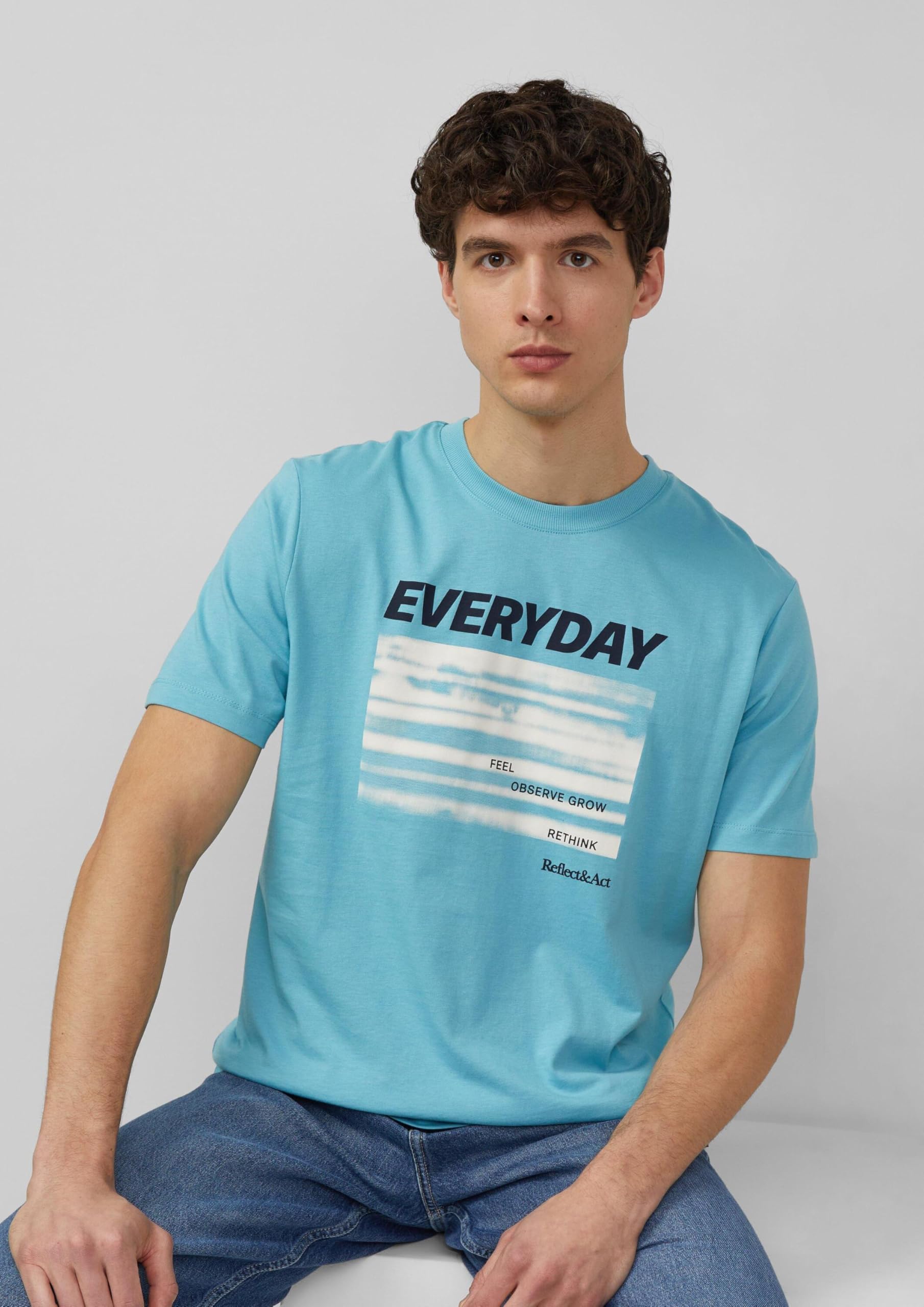 s.Oliver Junior T-Shirt Baumwolljersey Frontprint Regular