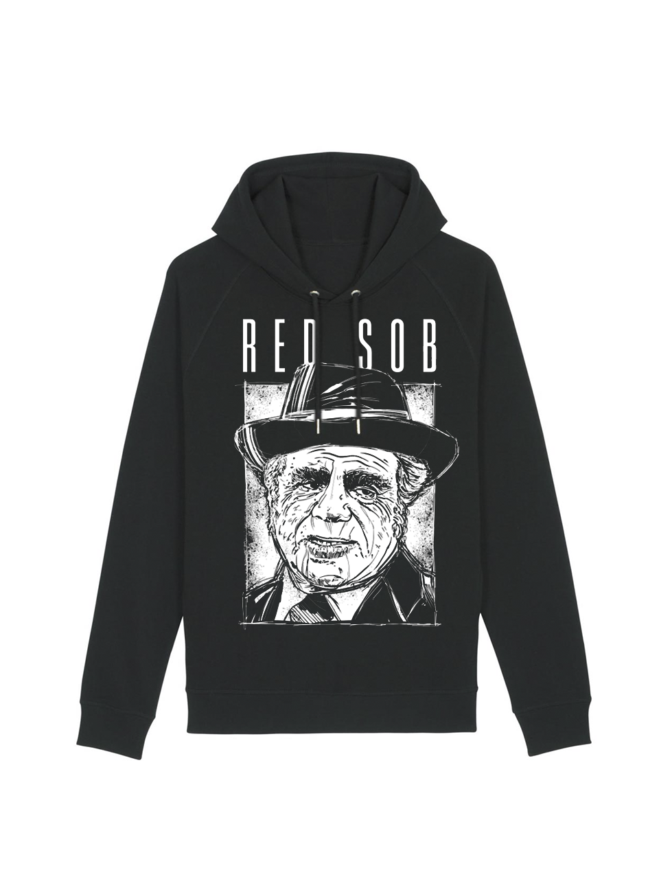 dna merch Lionel Stander Red SOB Kapuzenpullover Schwarz