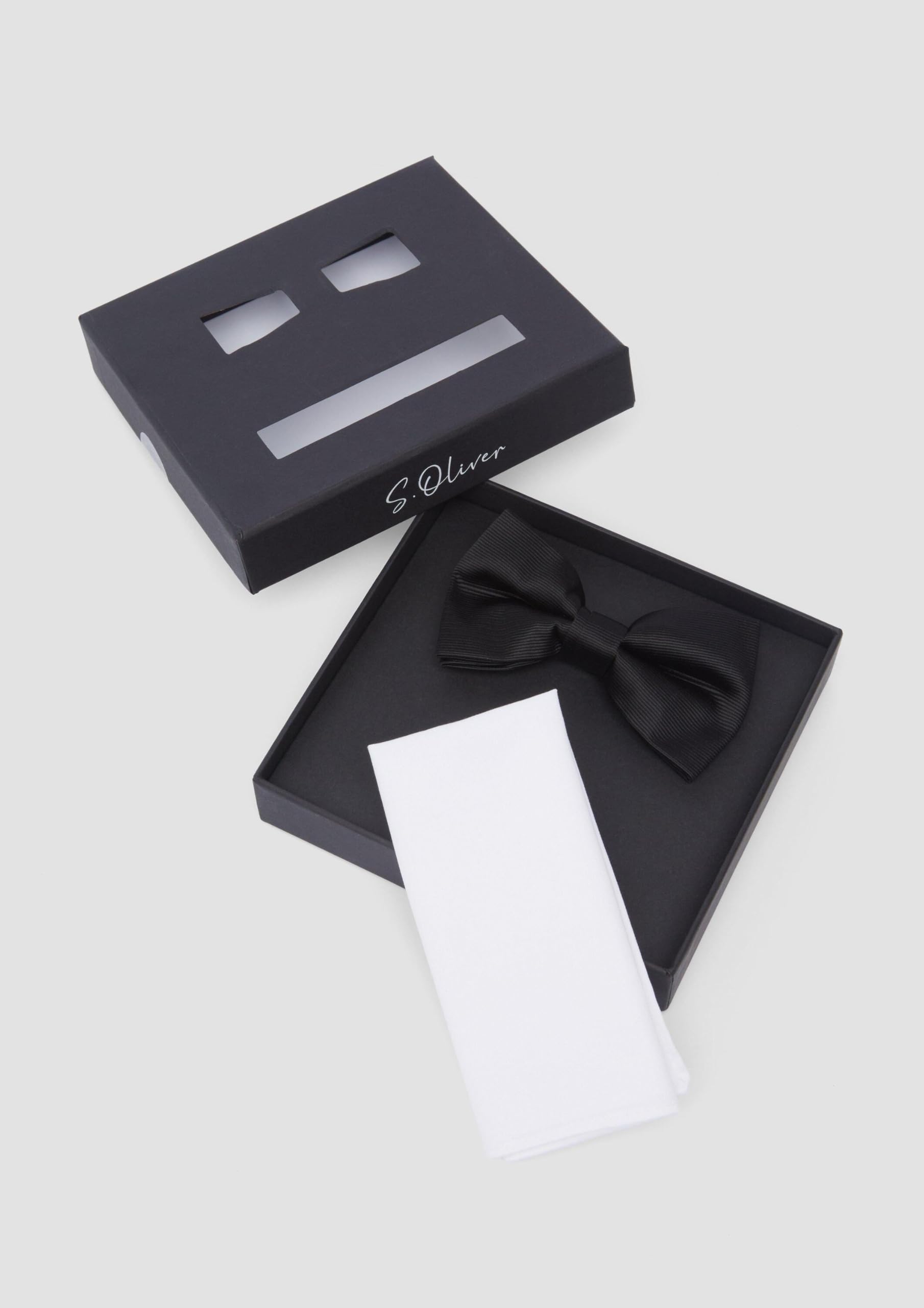 s.Oliver RED LABEL Fliege Set mit Einstecktuch elegant