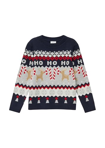 s.Oliver RED LABEL Strickpullover Jacquard 128-134 festlich