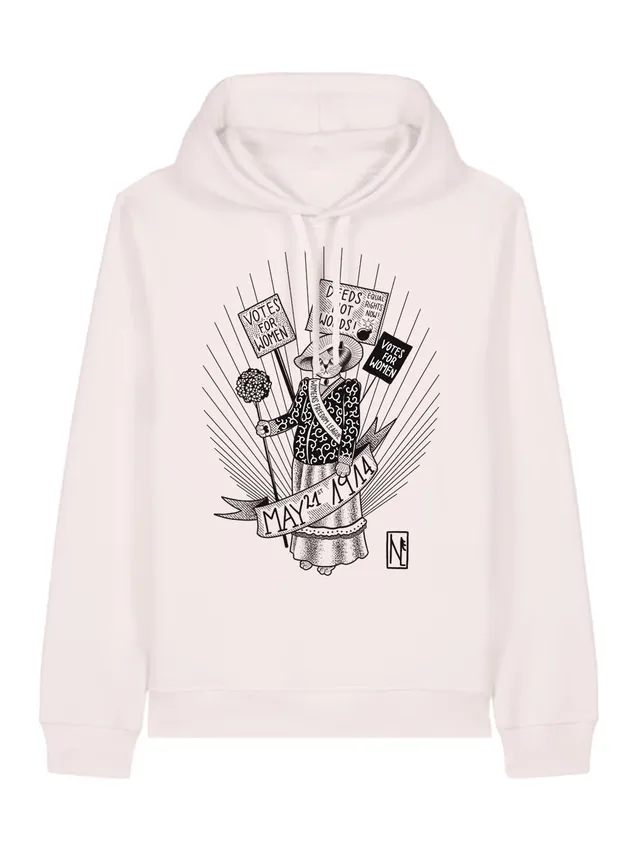 dna merch Suffragetten Kampf für Frauenwahlrecht 1914 Hoodie Grau