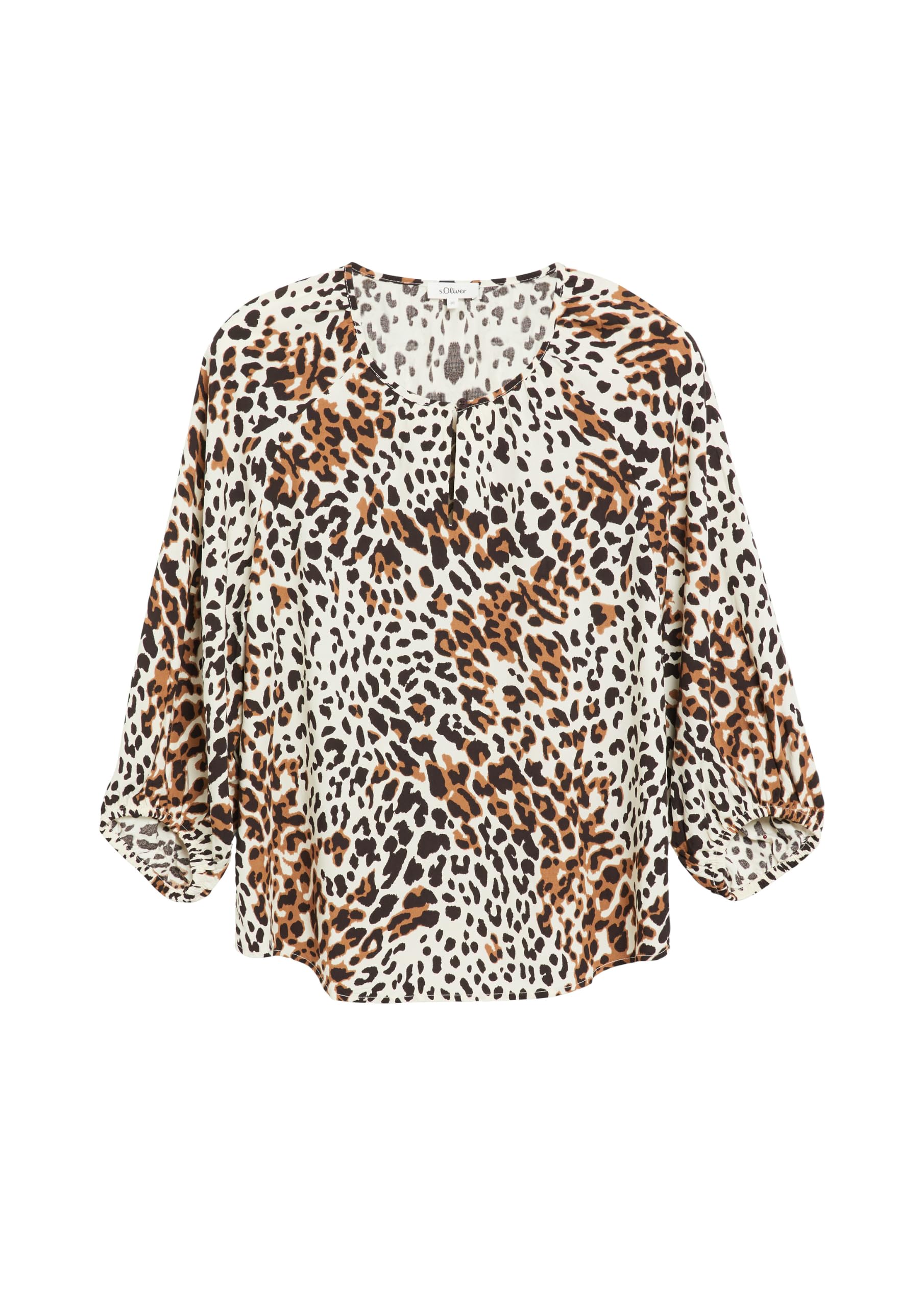 s.Oliver Bluse Relaxed 36 Dunkelblau Print