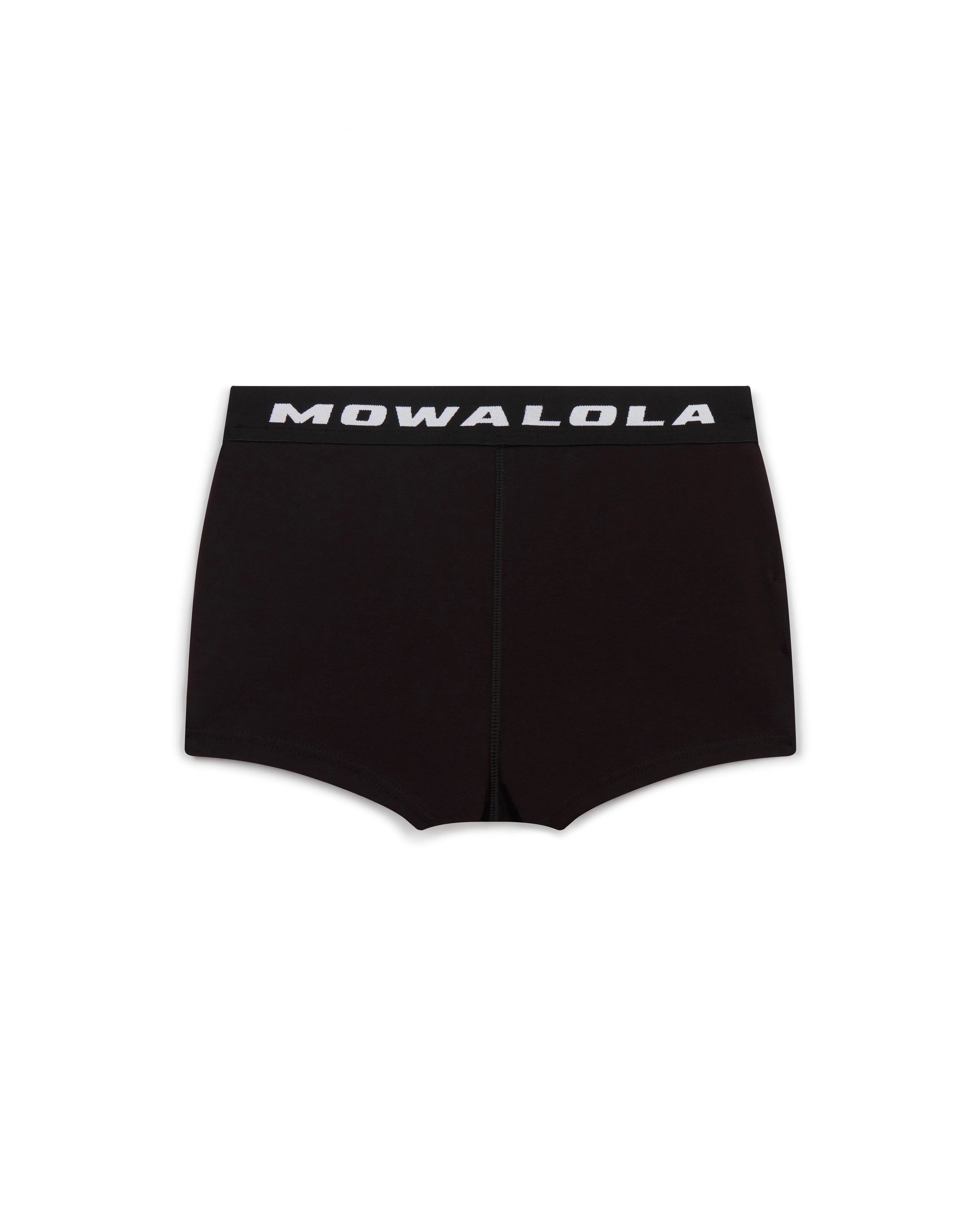 Mowalola Mowa Classics Underwear Black Trunks Schwarz Baumwolle