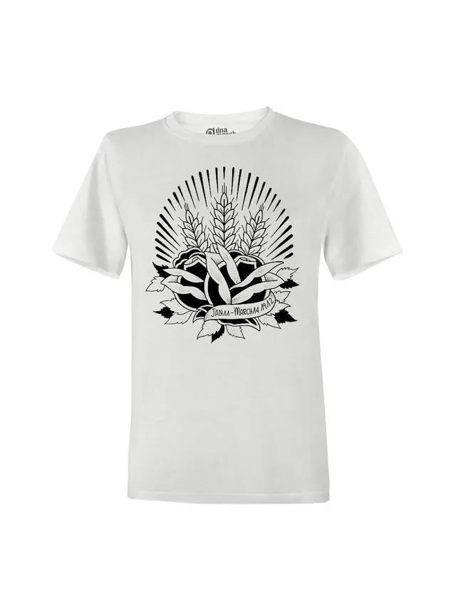 dna merch Brot und Rosen T-Shirt Unisex Weiß Baumwolle