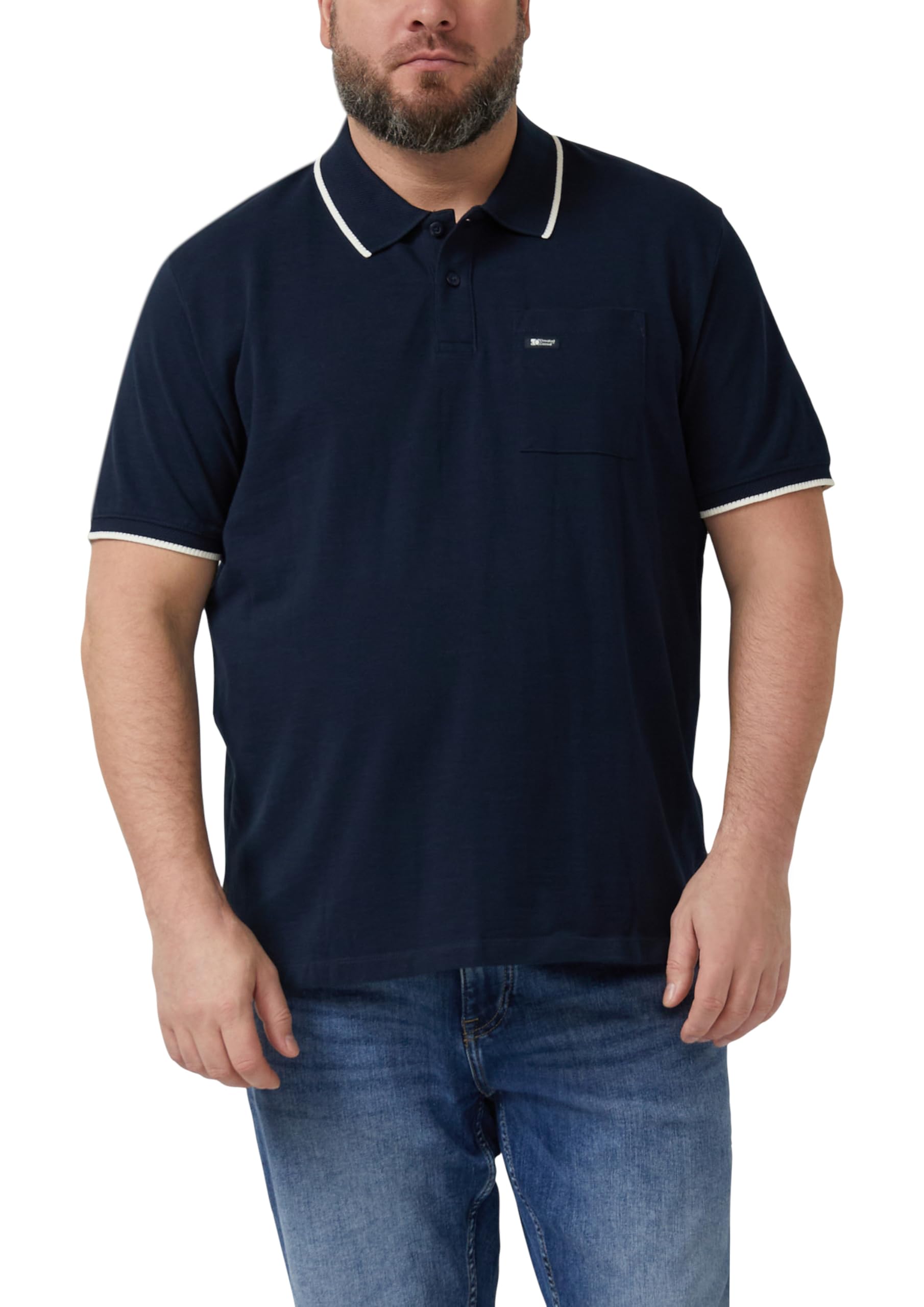s.Oliver Junior Flammgarn-Piqué Poloshirt türkis Regular Fit