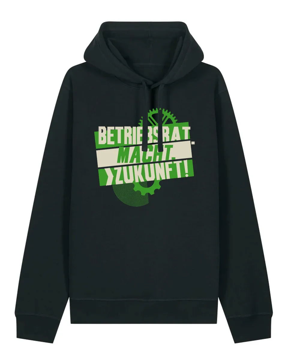 dna merch DBRT Betriebsrat Macht Zukunft Hoodie Schwarz