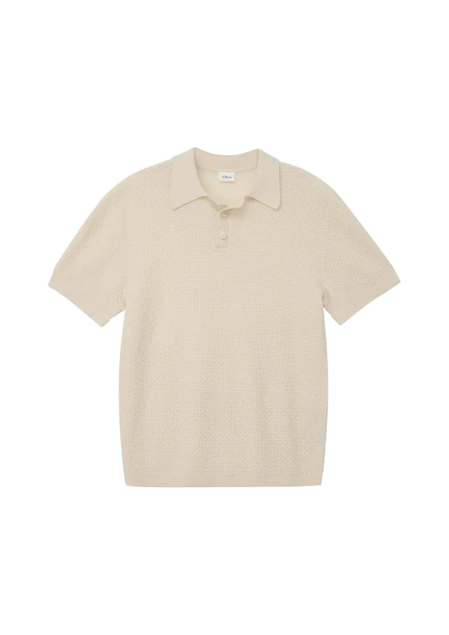 s.Oliver Junior 2179215 Strickpolo Gr. 158-164 creme