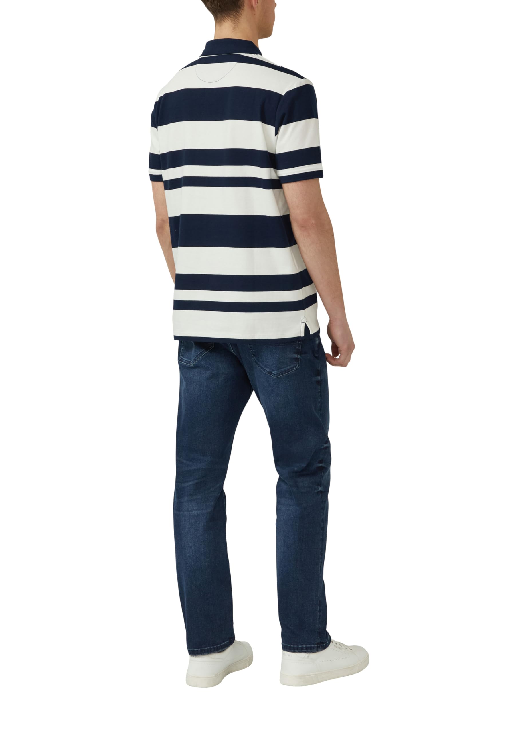 s.Oliver Poloshirt Streifen Stickerei 3XL Navy