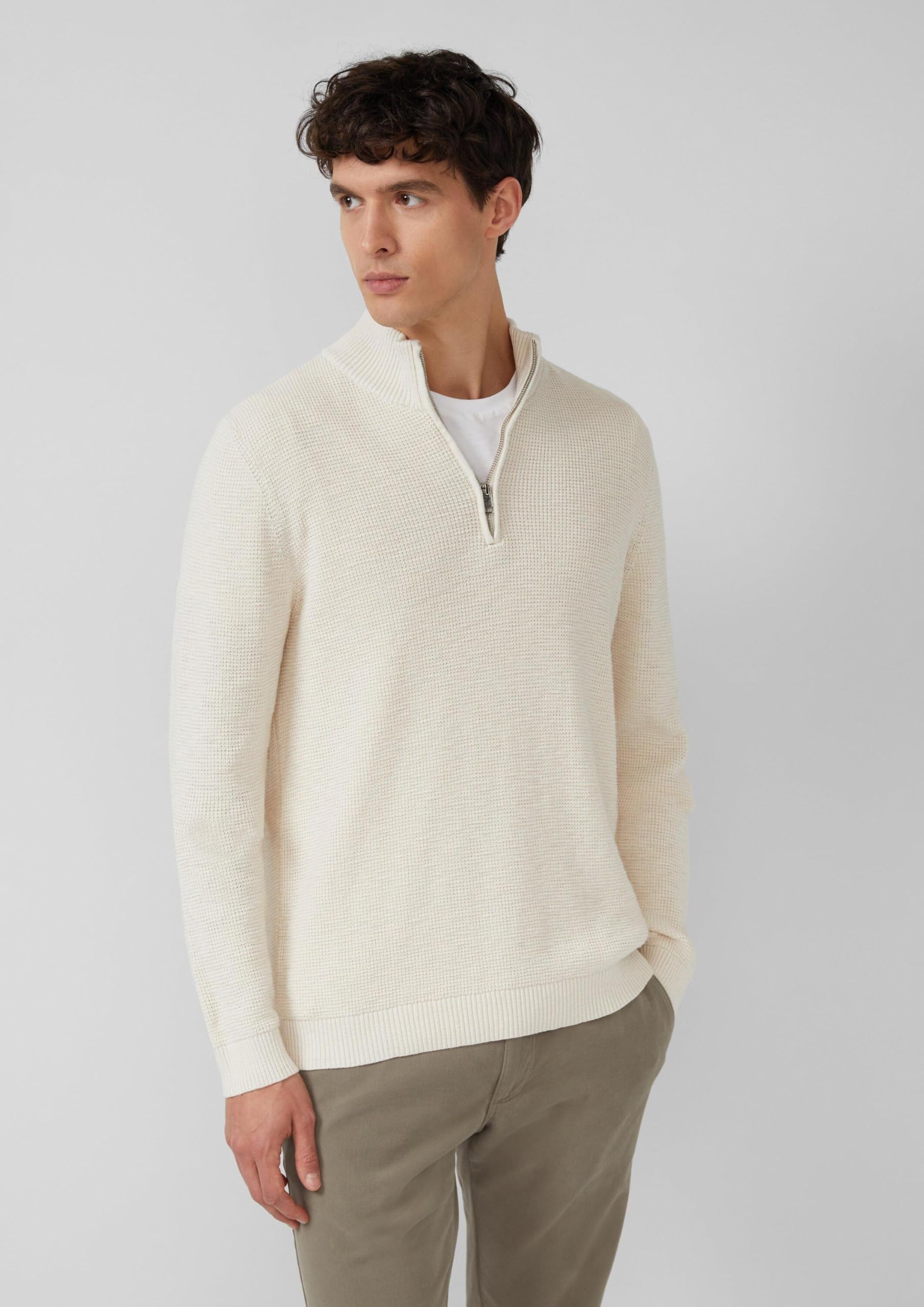 s.Oliver RED LABEL 2168815 Strickpullover Grey/Black