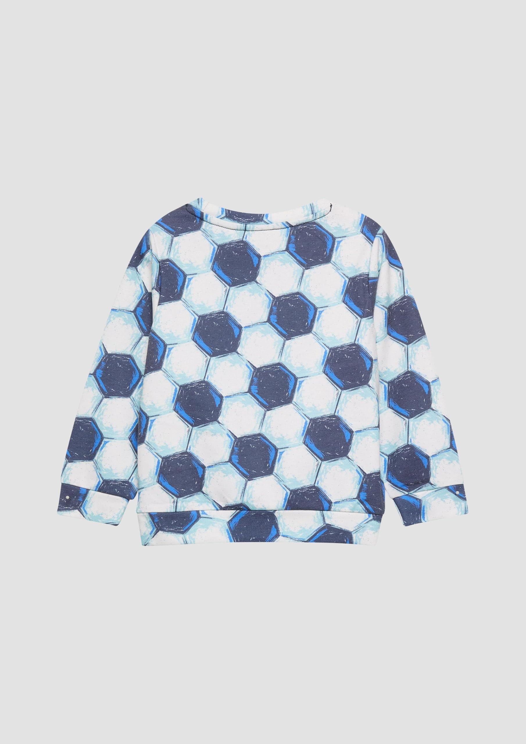 s.Oliver Junior Sweatshirt Fußball-Print 104-110